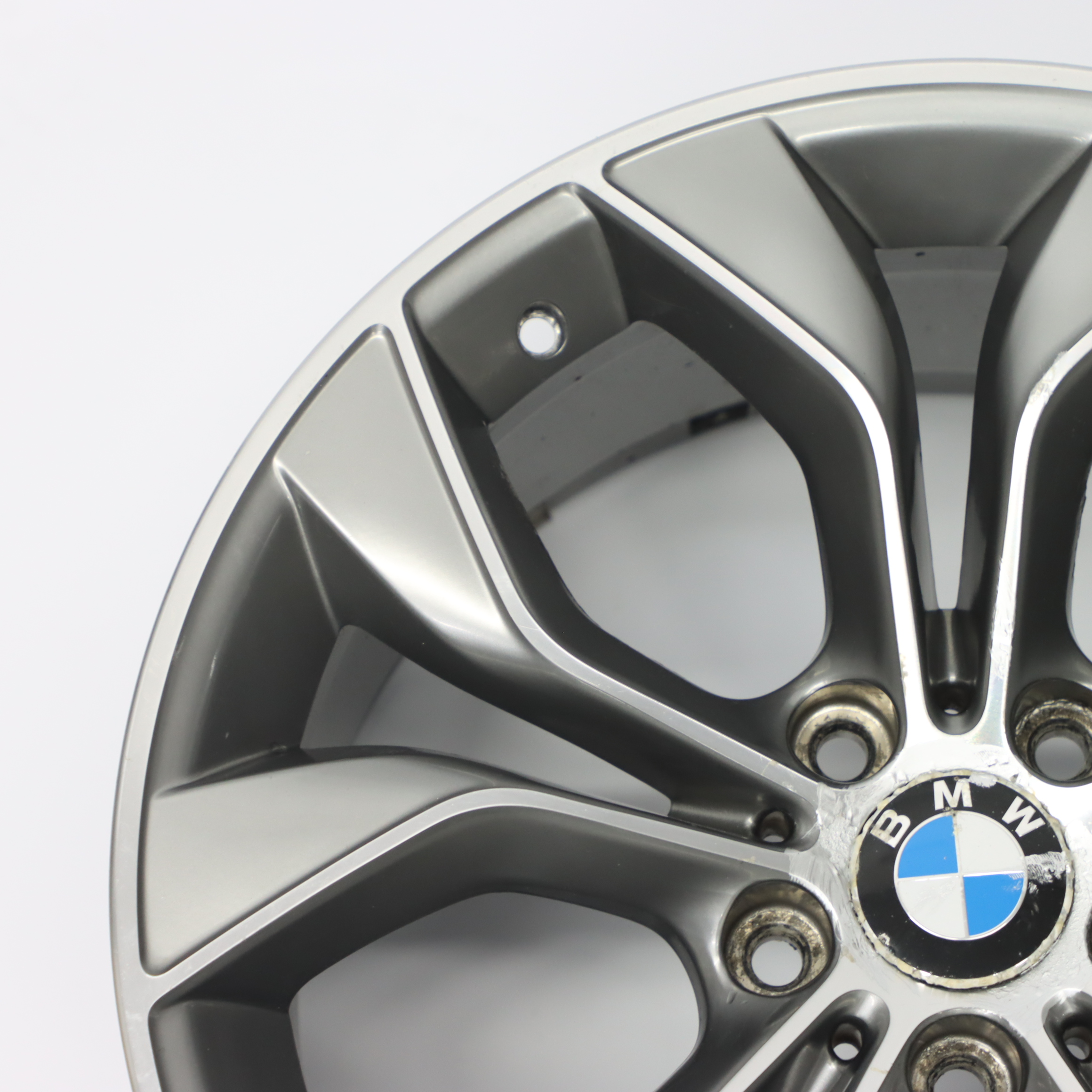 BMW X3 F25 Jante arrière alliage Reflex Argent 19" Y Spoke 9,5J ET:48 6862891