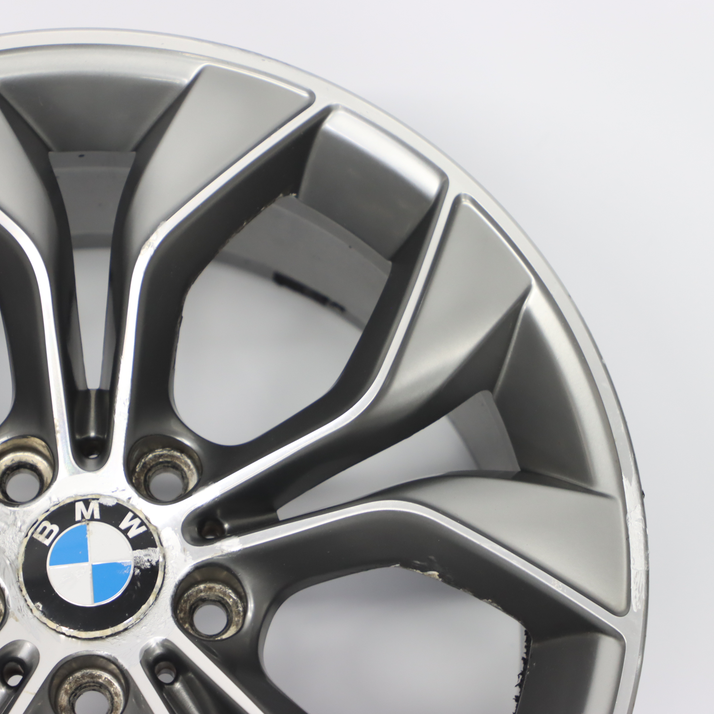 BMW X3 F25 Jante arrière alliage Reflex Argent 19" Y Spoke 9,5J ET:48 6862891