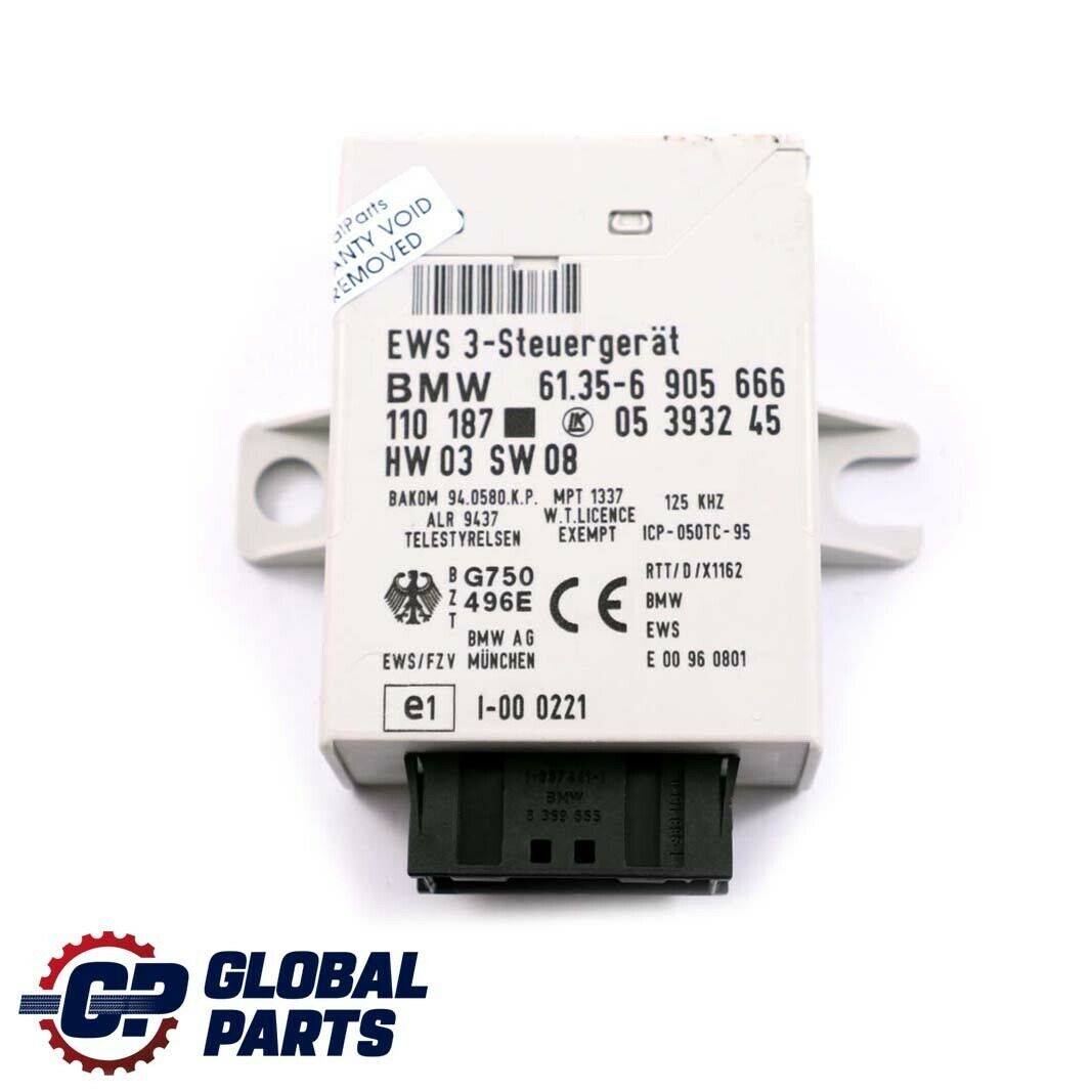 BMW E39 E46 Mini R50 EWS3 Unite Commande 3 Module Antidemarrage ECU 6905666