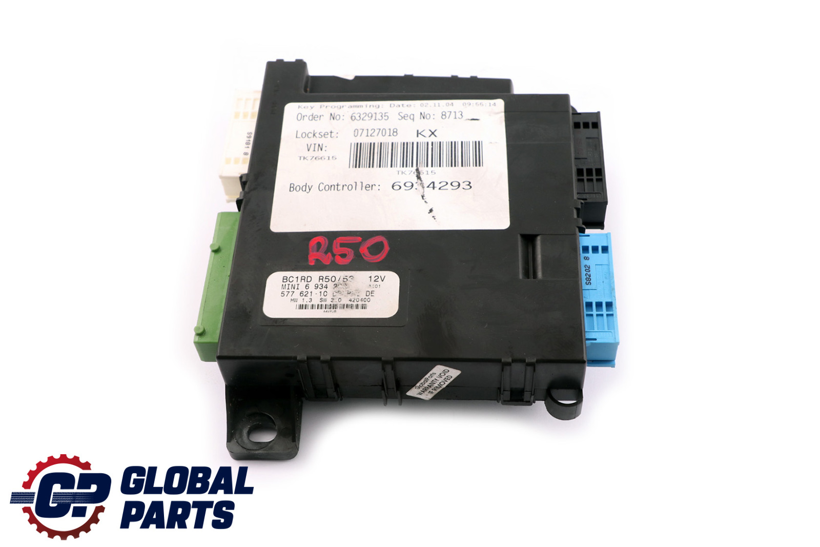 Mini Cooper One R50 R53 Body Control Unit Basic Module BCM BC1RD 6934293