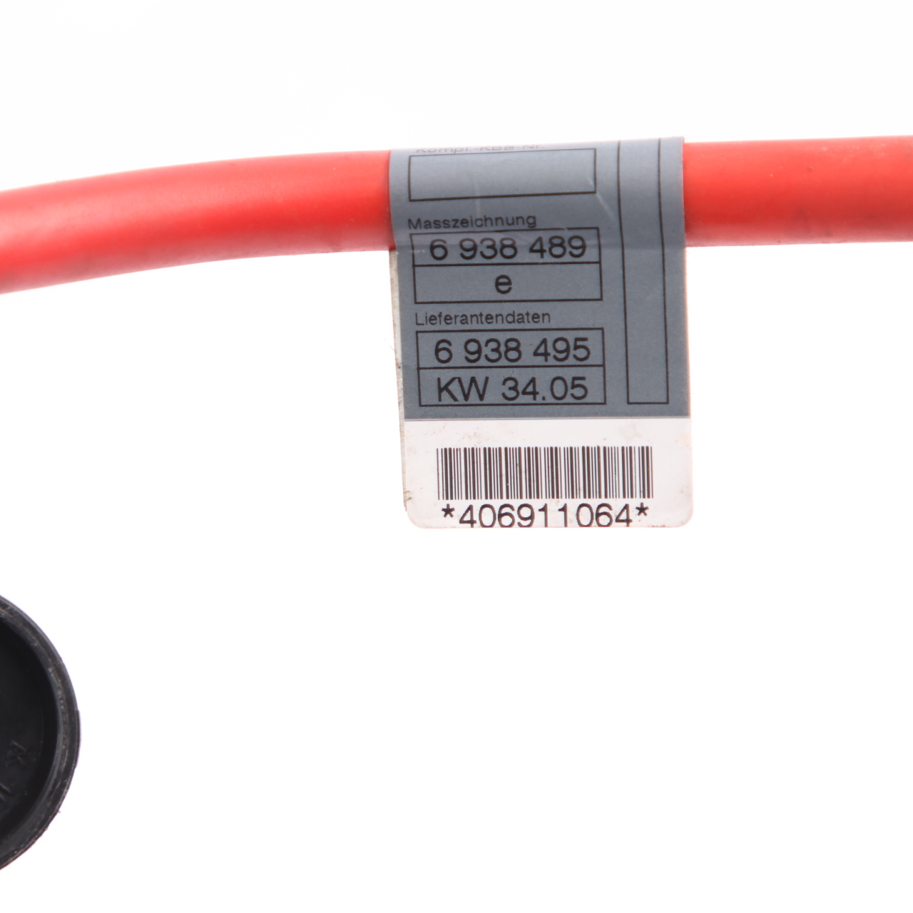 BMW  X1 E82 E84 E88 E90 E91 E92 Cable de batterie positive 6938495