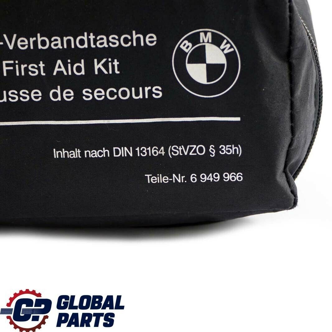 BMW Universal First Aid Emergency Medical Kit Pouch Black 6949966