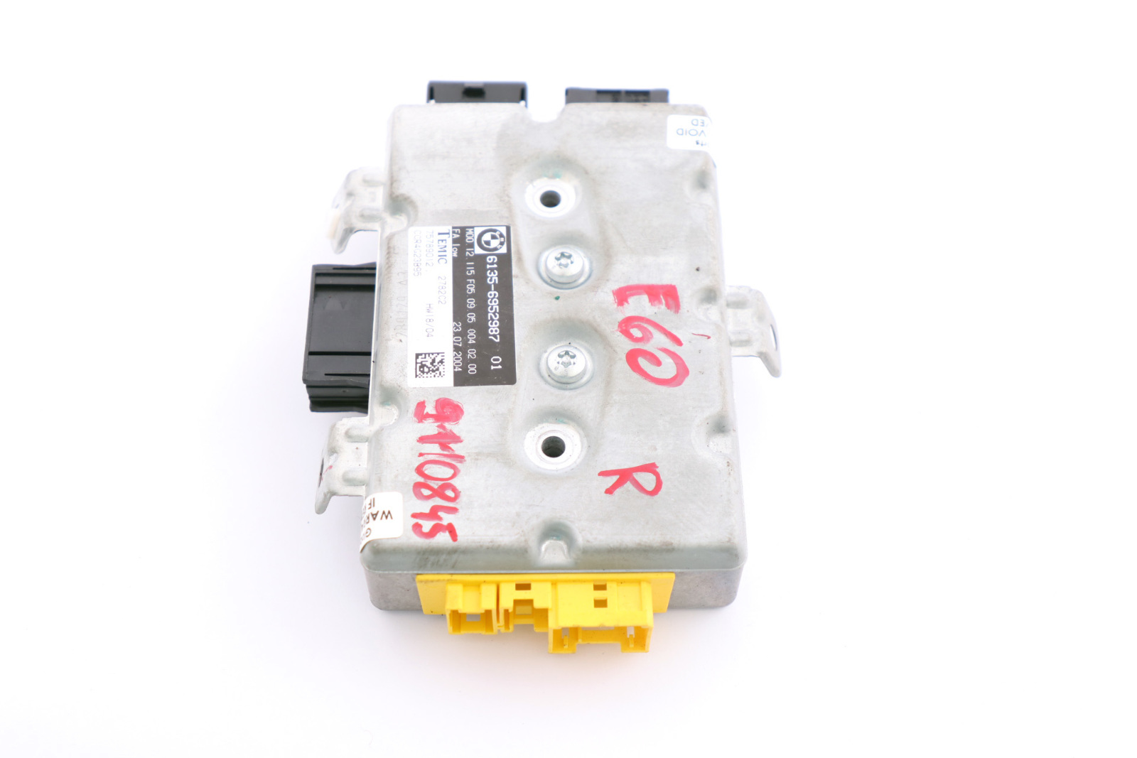 BMW 5 6 E60 E61 E63 Appareil de Commande pour Porte Passager Module 6952987