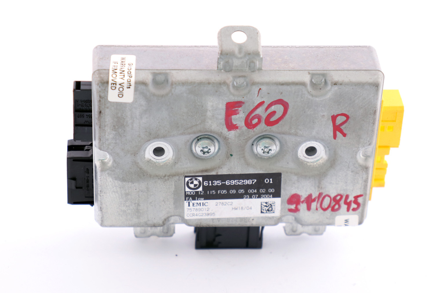 BMW 5 6 E60 E61 E63 Appareil de Commande pour Porte Passager Module 6952987