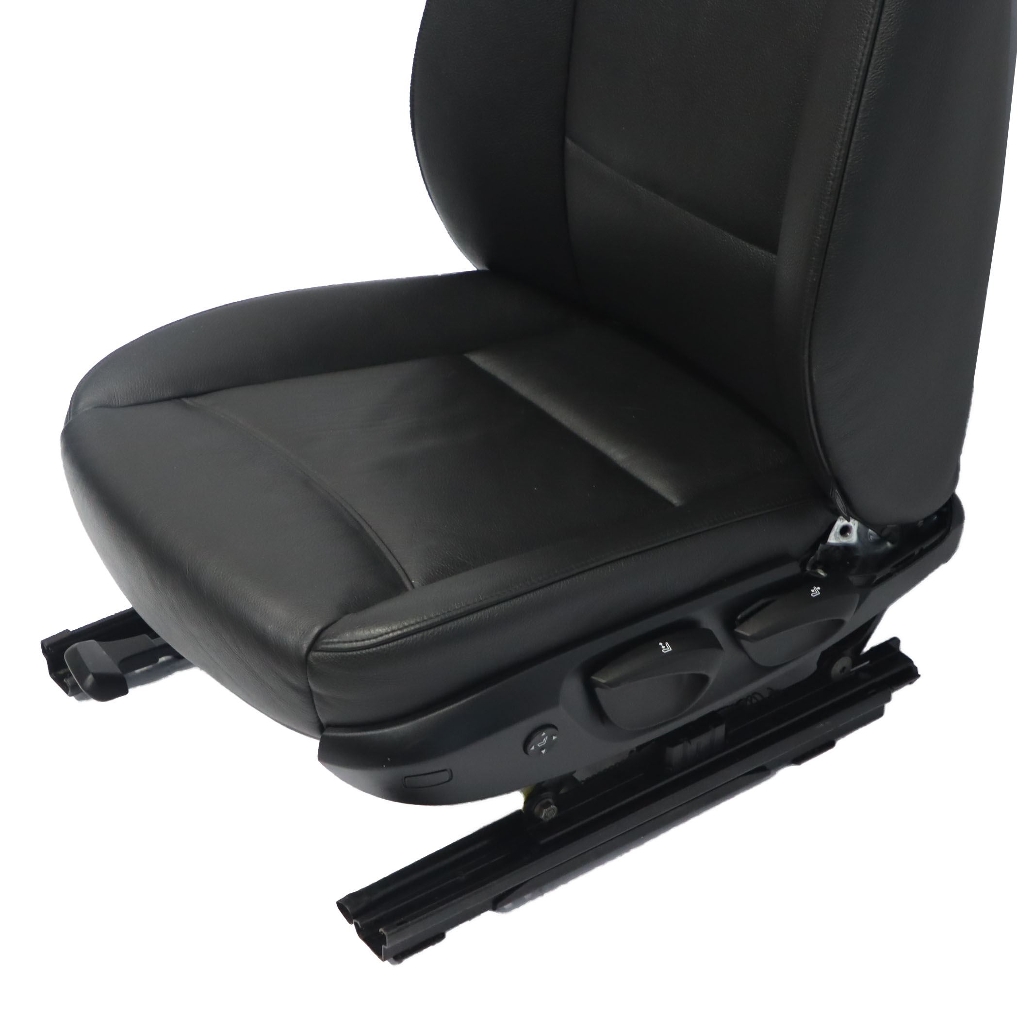 Front Seat BMW E90 E91 Left N/S Heated Black Leather Dakota Interior Lumbar