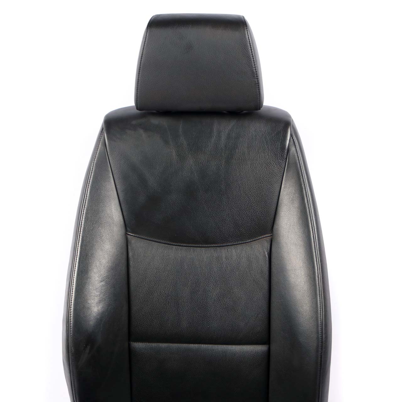 BMW 3 Series E90 E91 Black Leather Interior Front Right O/S Side Seat