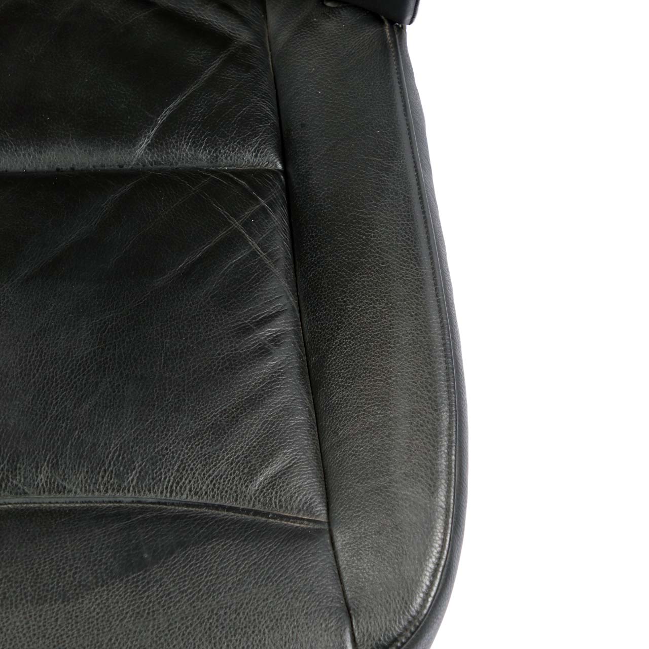 BMW 3 Series E90 E91 Black Leather Interior Front Right O/S Side Seat