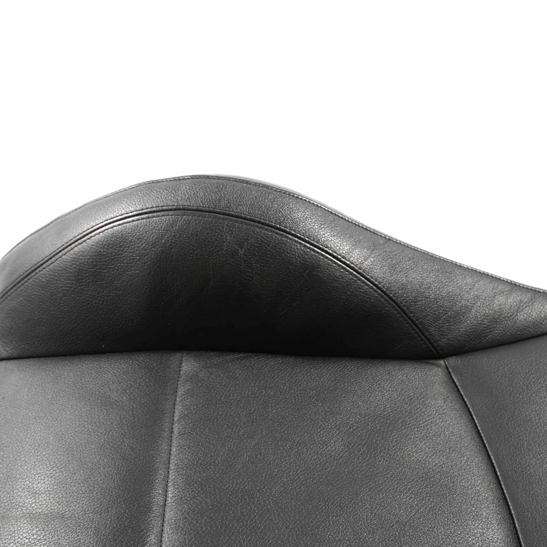 Seat Backrest BMW E90 E91 Front Left N/S Heated Sport Seat Cover Leather Black