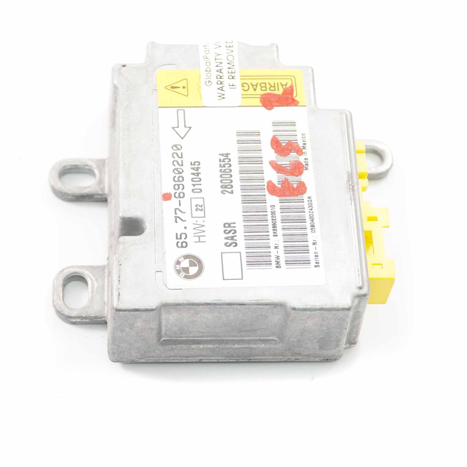 Module Airbag BMW E65 E66 Capteur pilier A l'airbag Unité droite 6960220