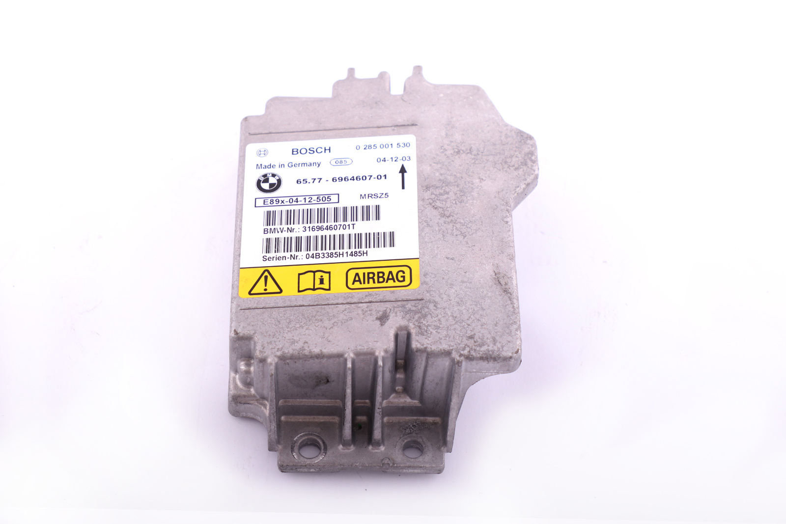 BMW 1 3 X1 SERIES E81 E87 E90 Control Unit Airbag ECU NO CRASH DATA 6964607