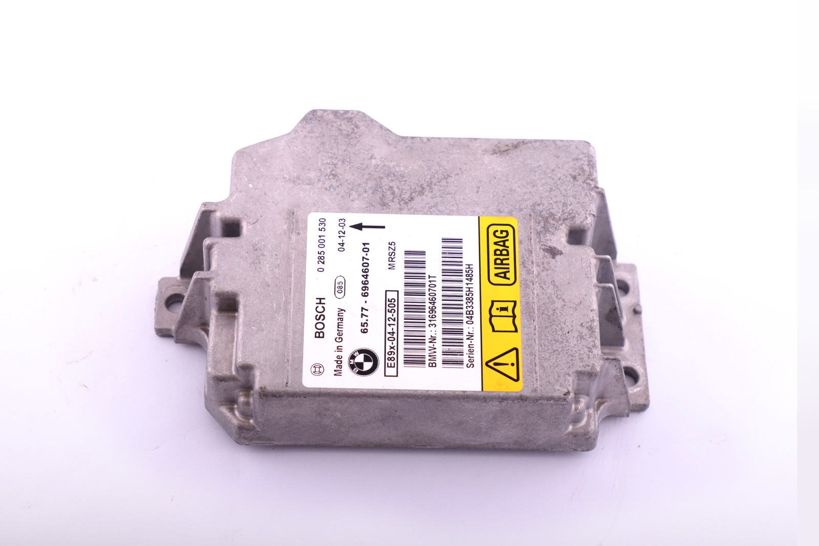 BMW 1 3 X1 SERIES E81 E87 E90 Control Unit Airbag ECU NO CRASH DATA 6964607