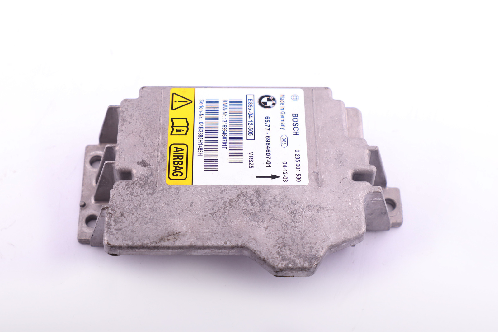 BMW 1 3 X1 SERIES E81 E87 E90 Control Unit Airbag ECU NO CRASH DATA 6964607