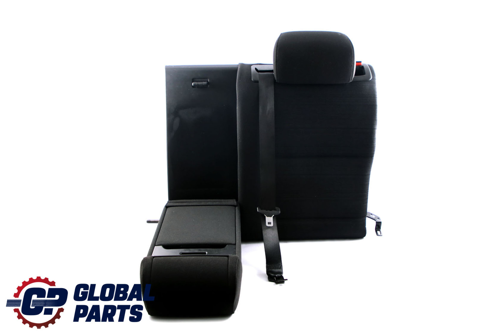 BMW 5 SERIES E61 E61N Rear Seat Cover Backrest Cloth Black Anthracite Left N/S