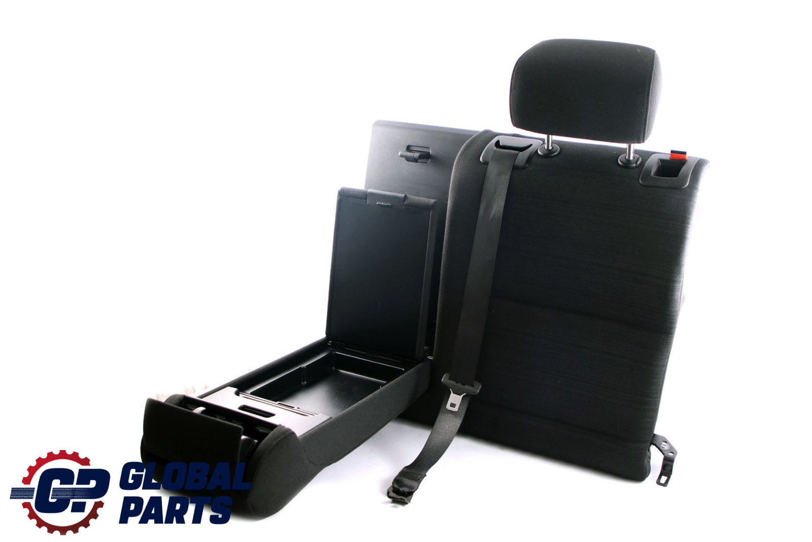 BMW 5 SERIES E61 E61N Rear Seat Cover Backrest Cloth Black Anthracite Left N/S