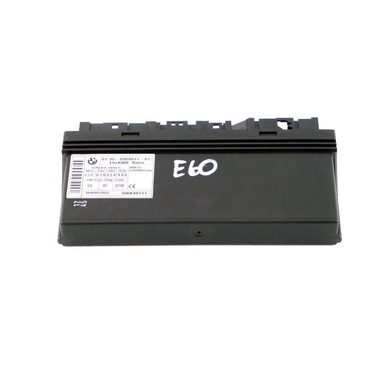 BMW 5 6 Series E60 E63 E64 Body Control Module ECU Control Unit 6969011