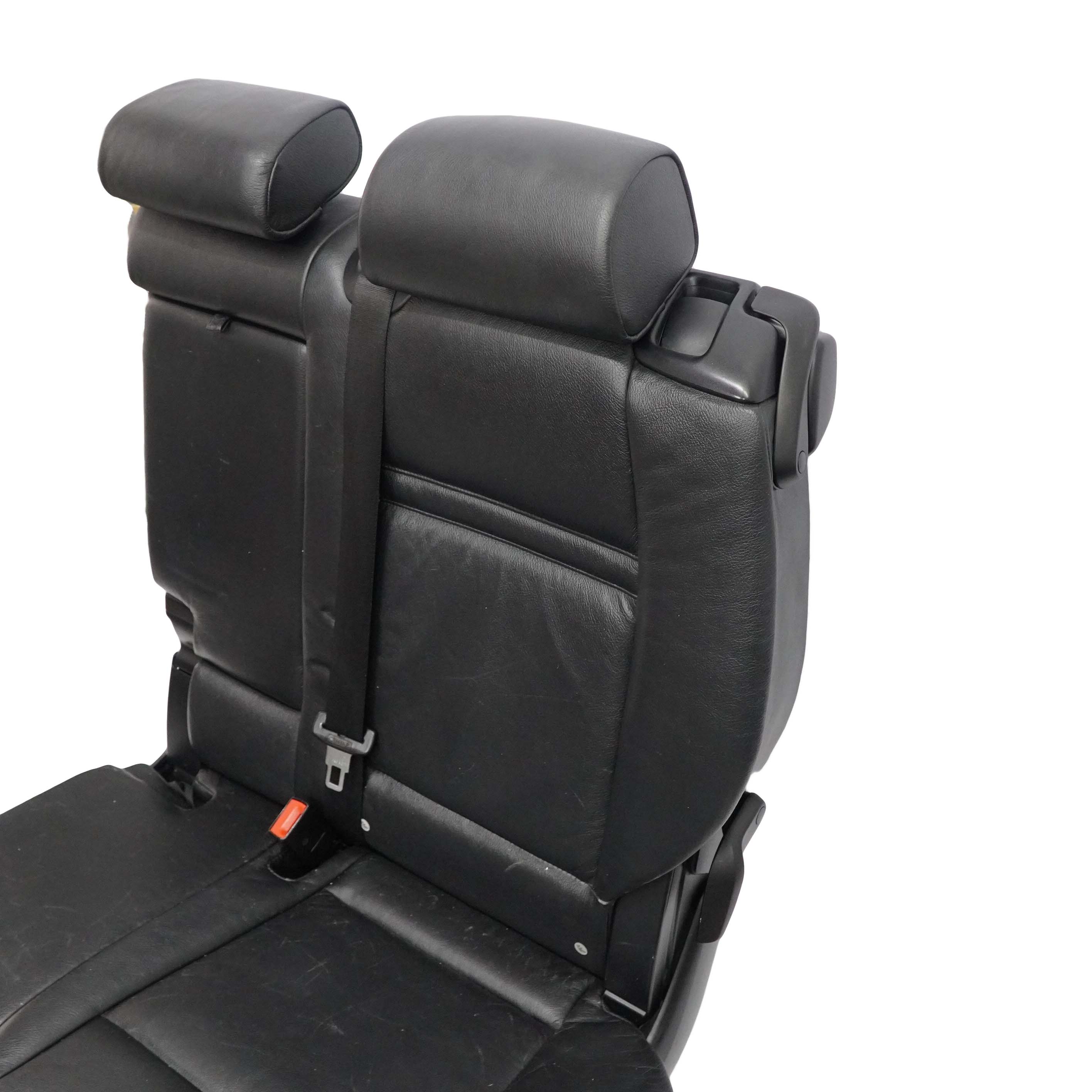 Rear Seat BMW X5 E70 Left N/S Heated Backrest Bench Black Leather For 7 Seats