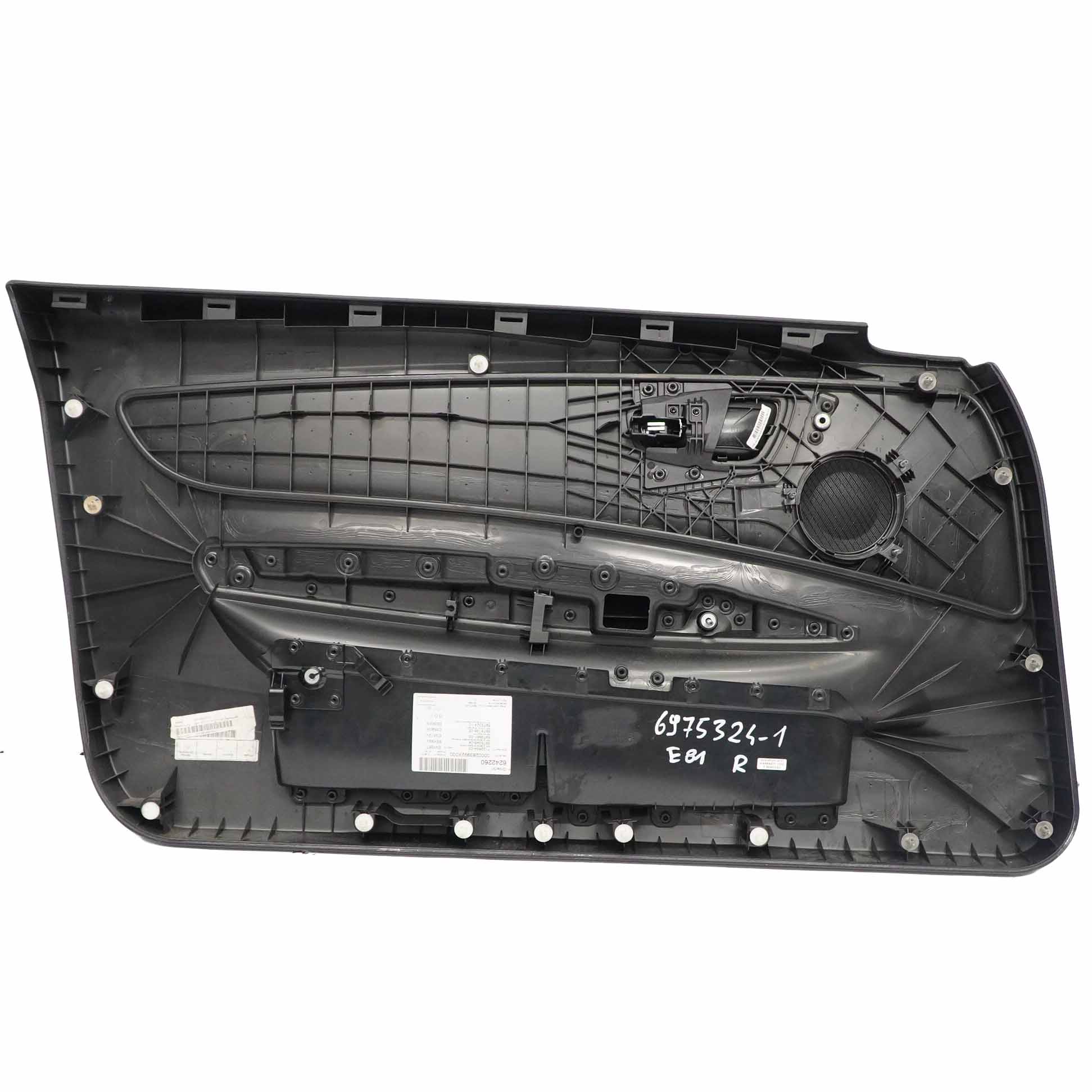 BMW E81 E82 Panneau de garniture carte de porte tissu droit Elektra Anthracite