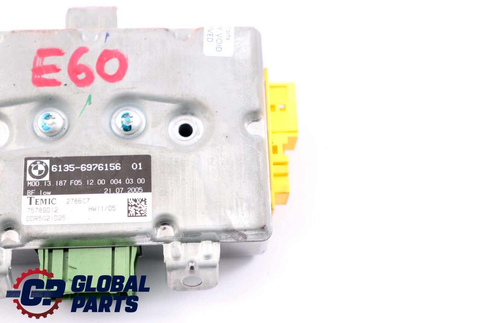 BMW E60 E61 E63 Module de commande d'airbag de porte cote passager 6976156