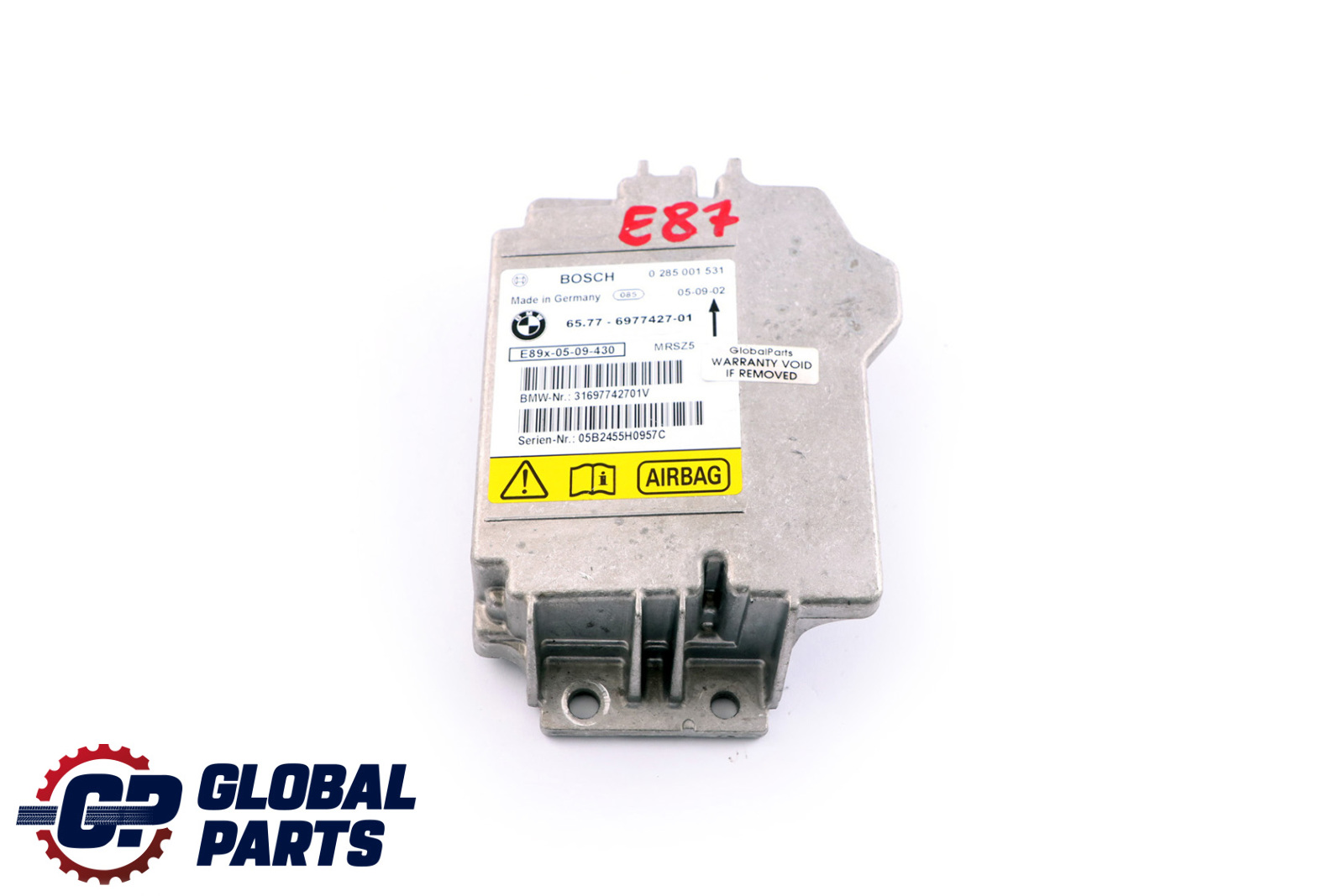 BMW 1 3 X1 Series E81 E87 E90 E91 Control Unit Airbag ECU NO CRASH DATA 6977427