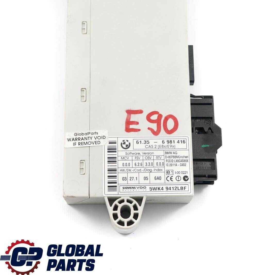 BMW E87 E90 E91 CAS 2 Control Unit ECU Key Reading Module 6981416