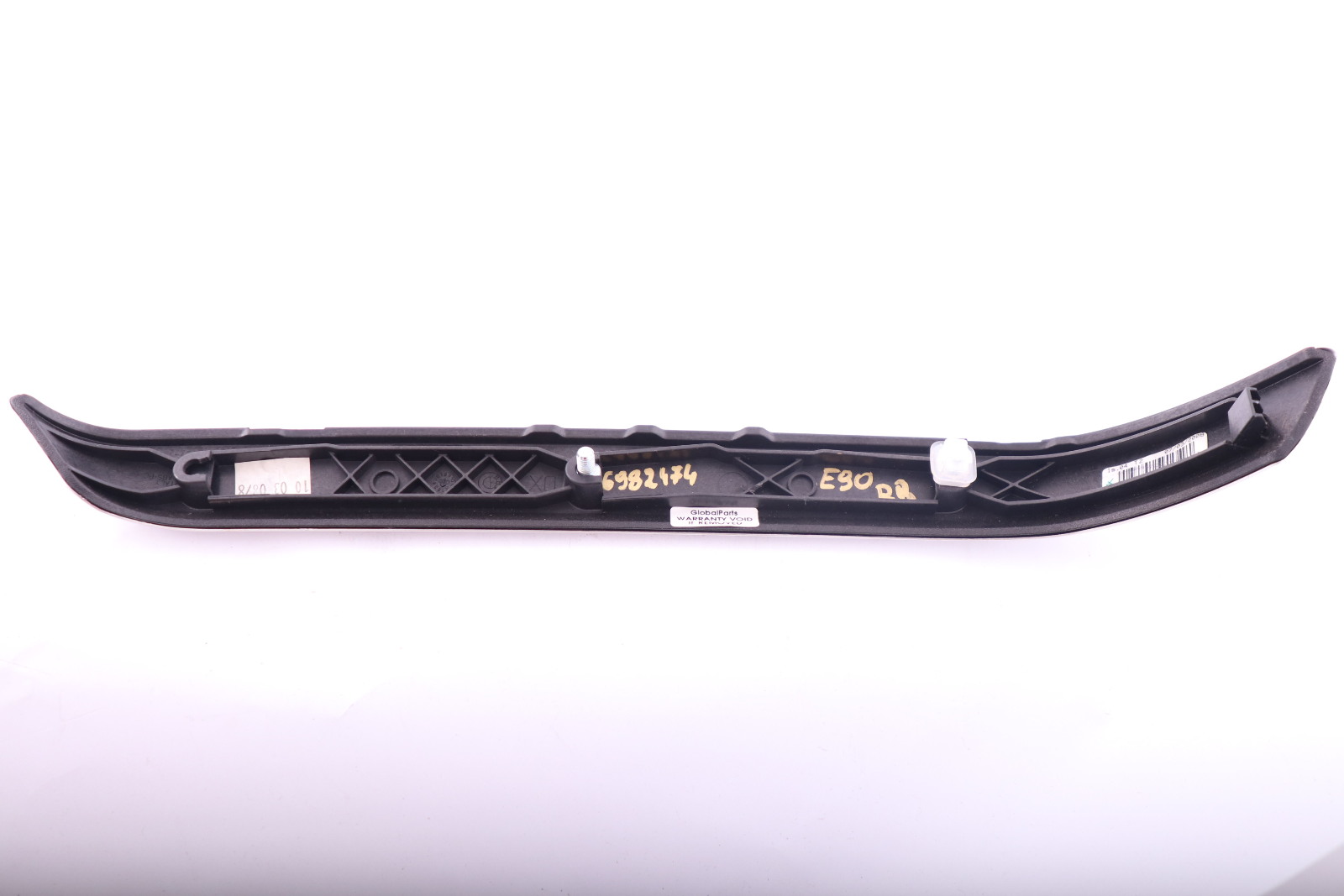 BMW 3 Series E90 Aluminium Decor Strip Trim Cover Rear Right Door O/S