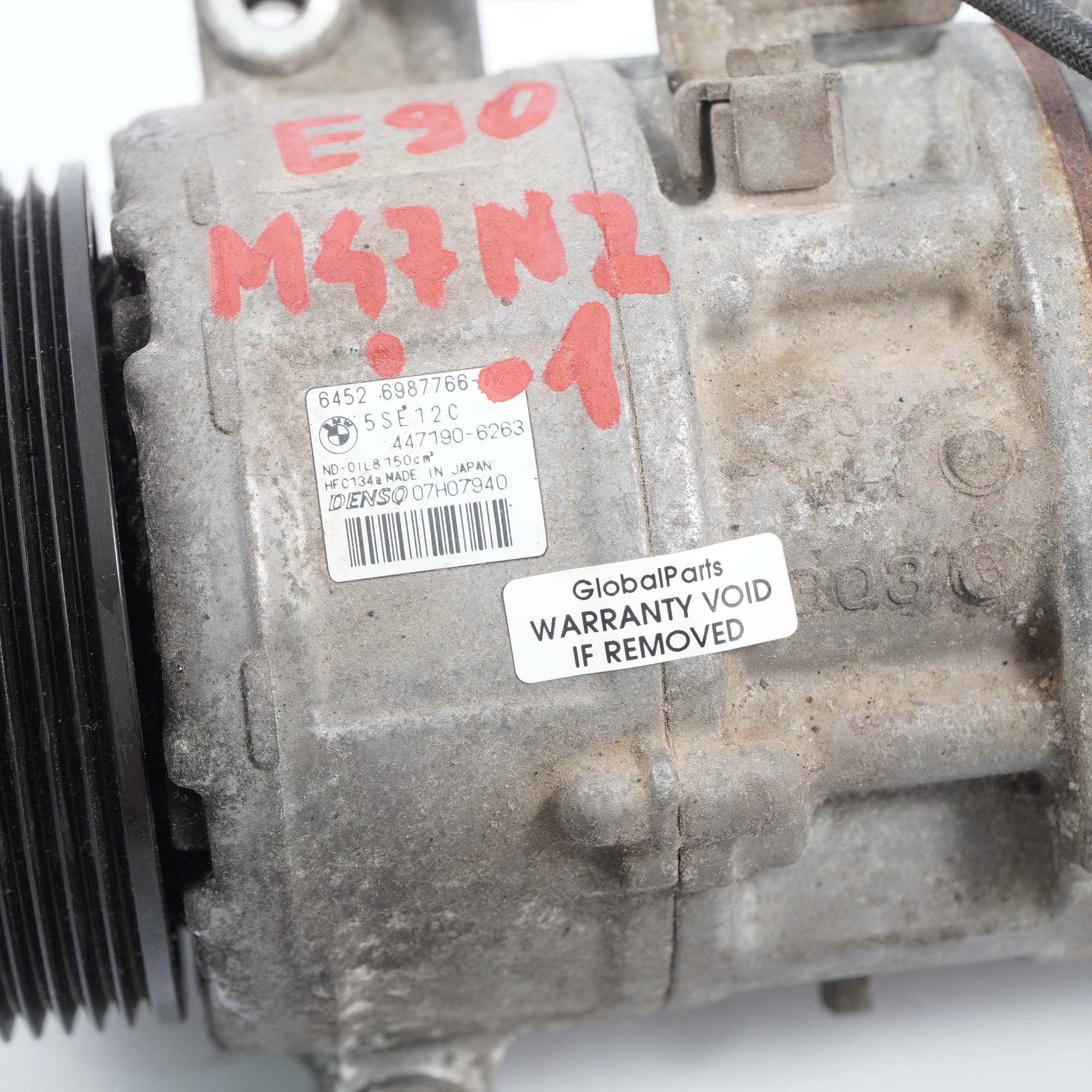 BMW E87 E90 E91 Diesel M47N2 Compresseur D'Air Compresseur Climatisation 6987766