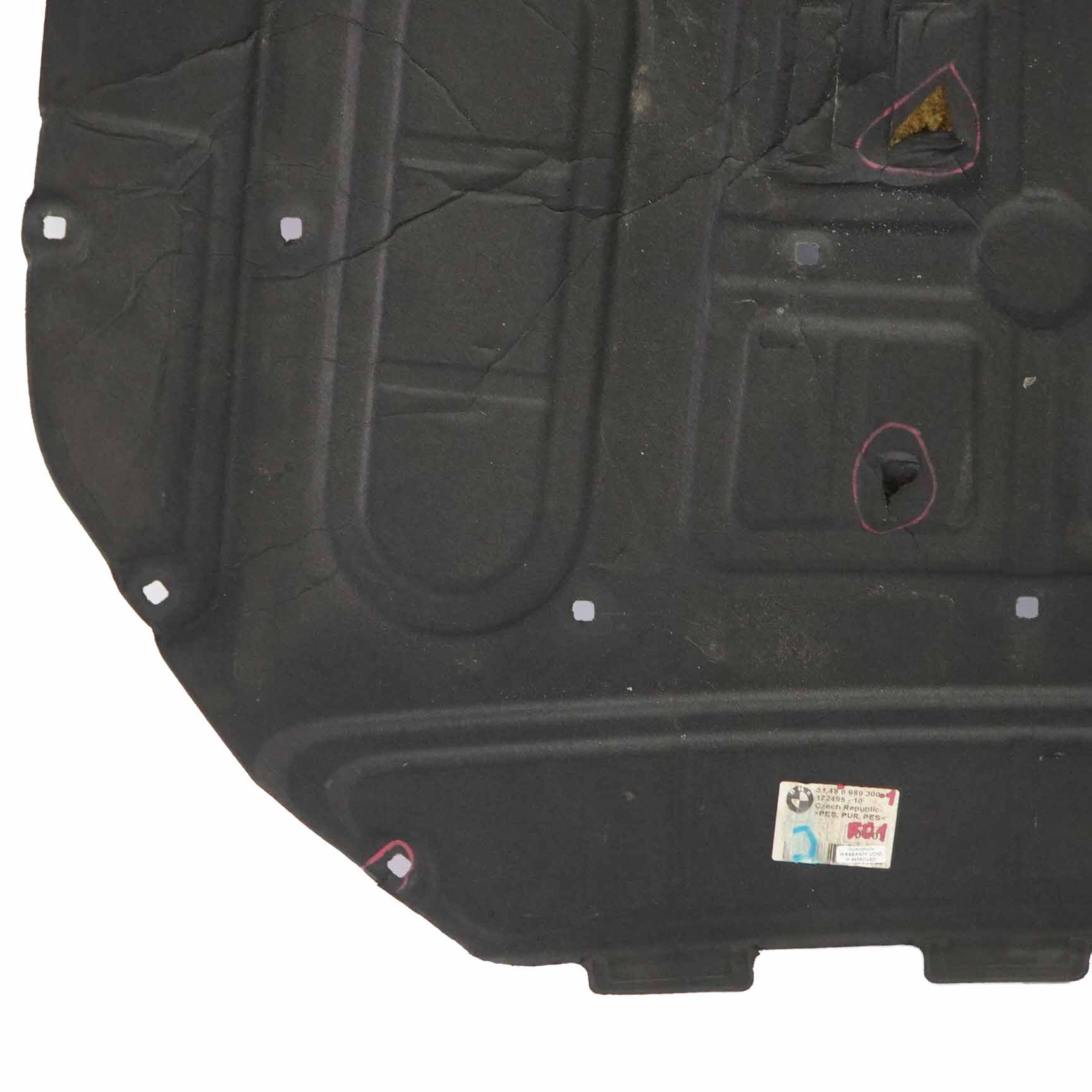 Isolation du capot BMW F01 F02 F04 Engine Panel Bonnet Covering Cover 6989300