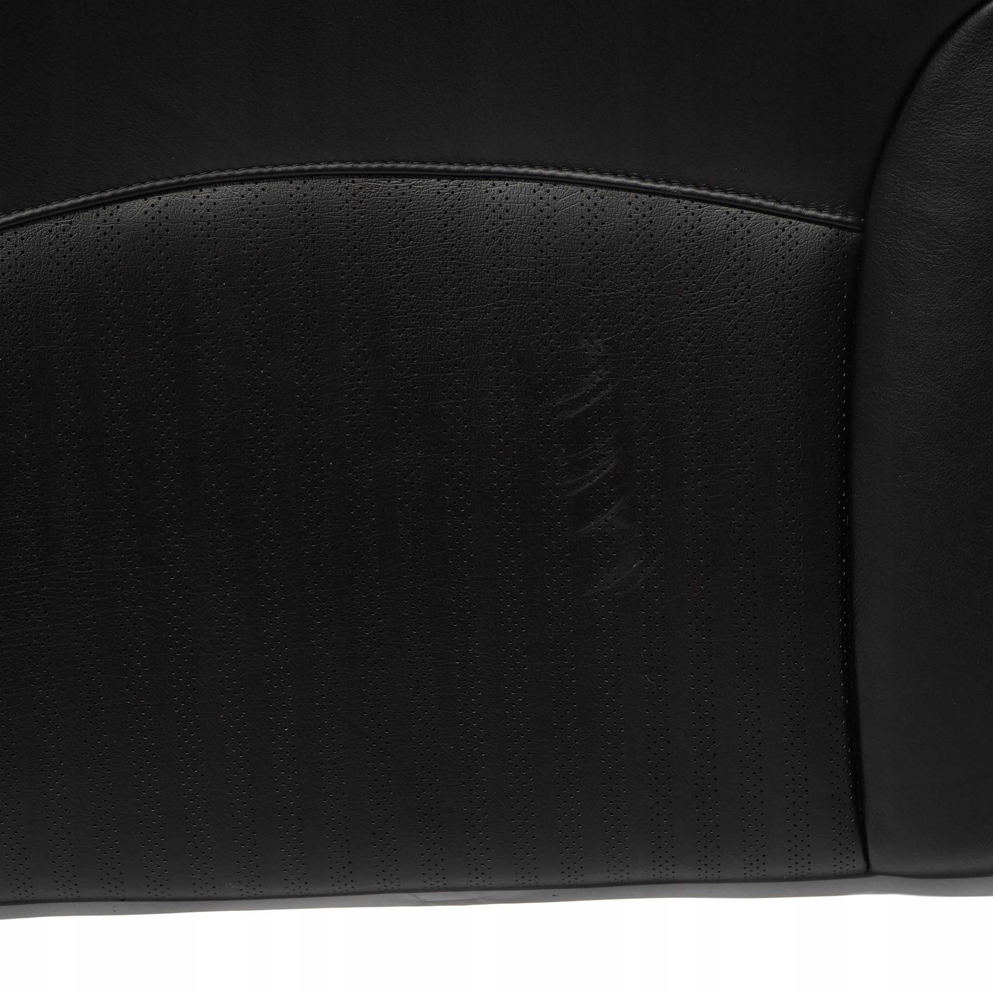 Mini Cooper One R56 Rear Right O/S Seat Backrest Black Leather Punch