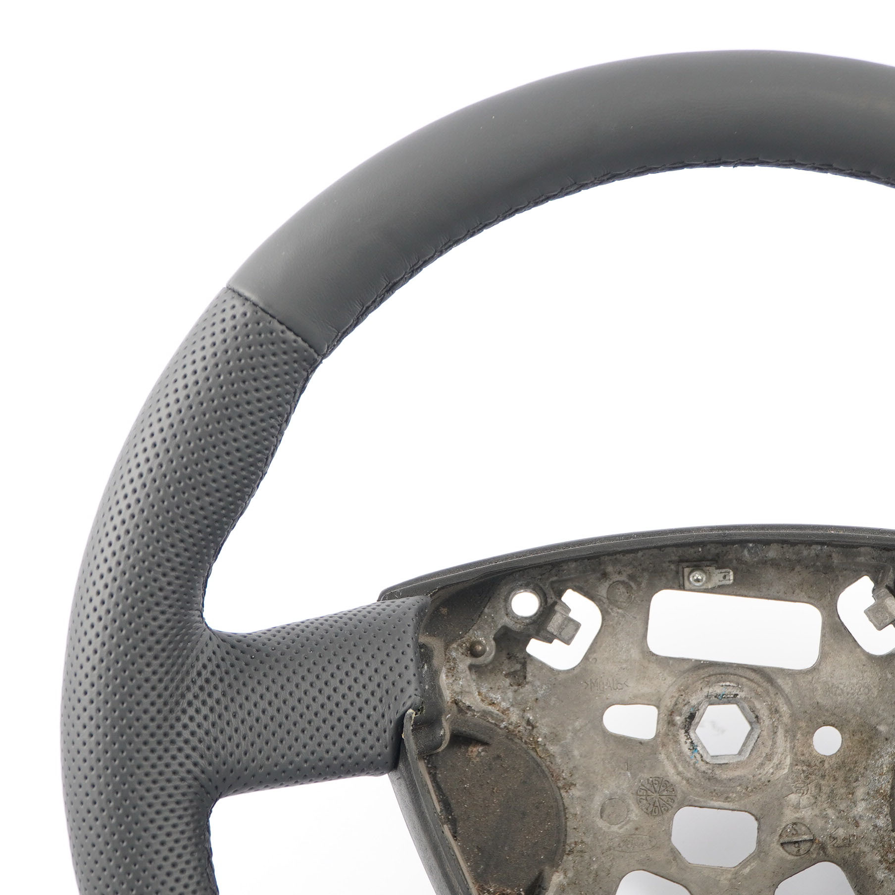 Ford Transit MK7 NEW Black Leather Steering Wheel 6C113600ABW