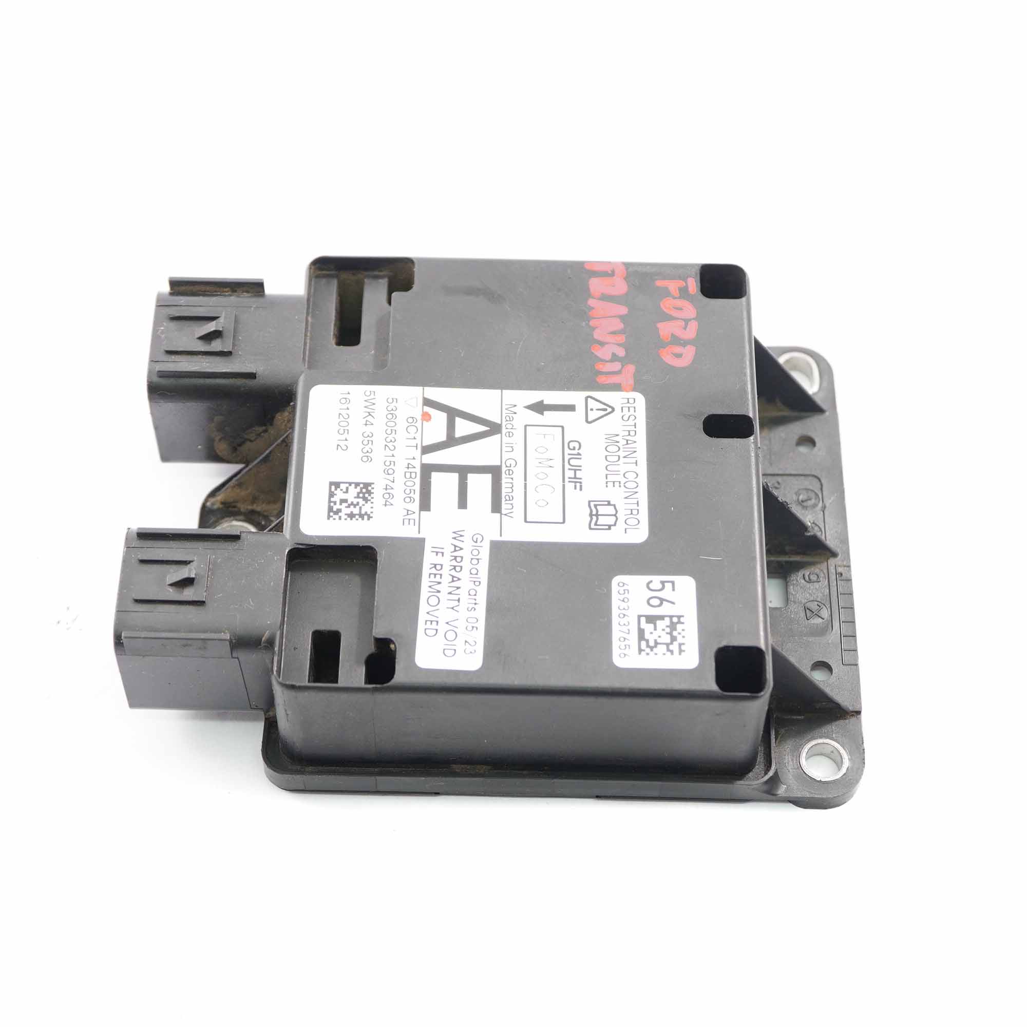 Ford Transit Airbag Module Airbag Control Unit ECU 6C1T14B056