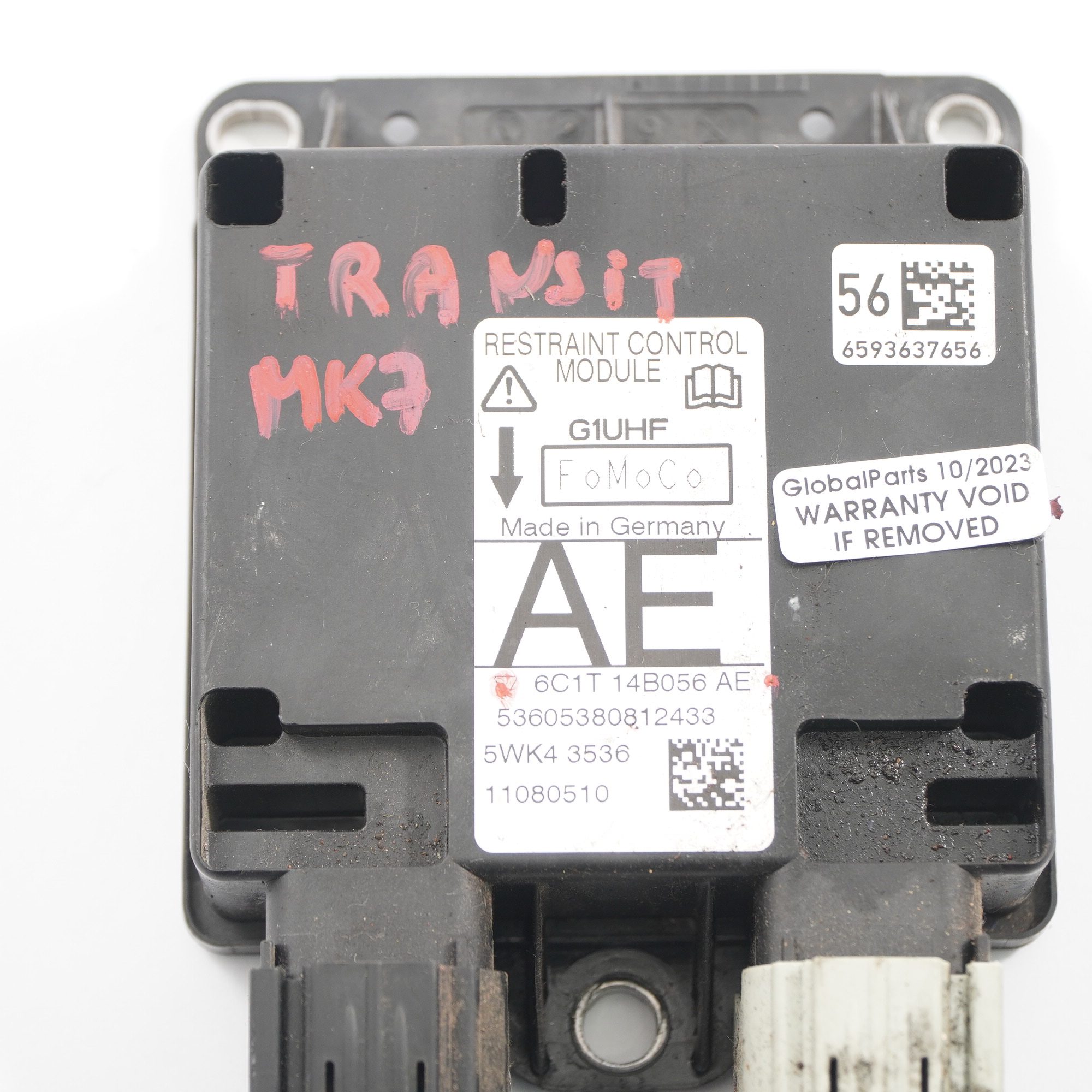 Ford Transit MK7 Airbag Module ECU Control Unit Air Bag 6C1T14B056AE