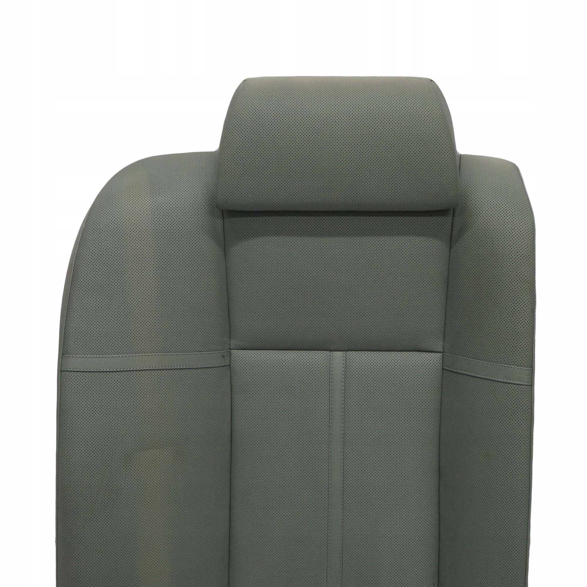 BMW 7 E65 E66 Rear Seat Right O/S Backrest Cover Climate Leather Nasca Green