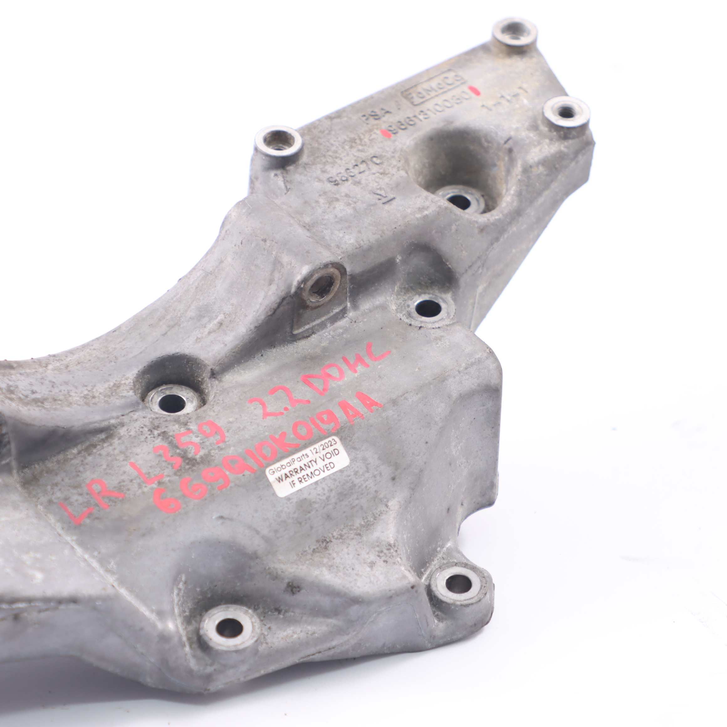 Land Rover Freelander 2 L359 2.2 Support de support d'alternateur 9661310080