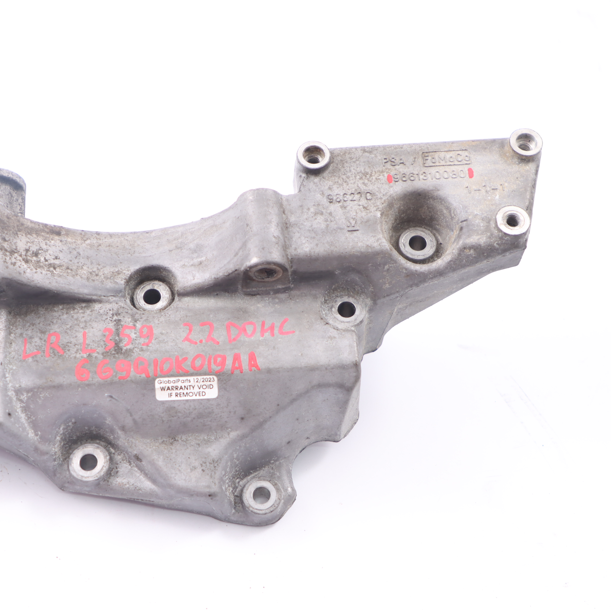 Land Rover Freelander 2 L359 2.2 Support de support d'alternateur 9661310080