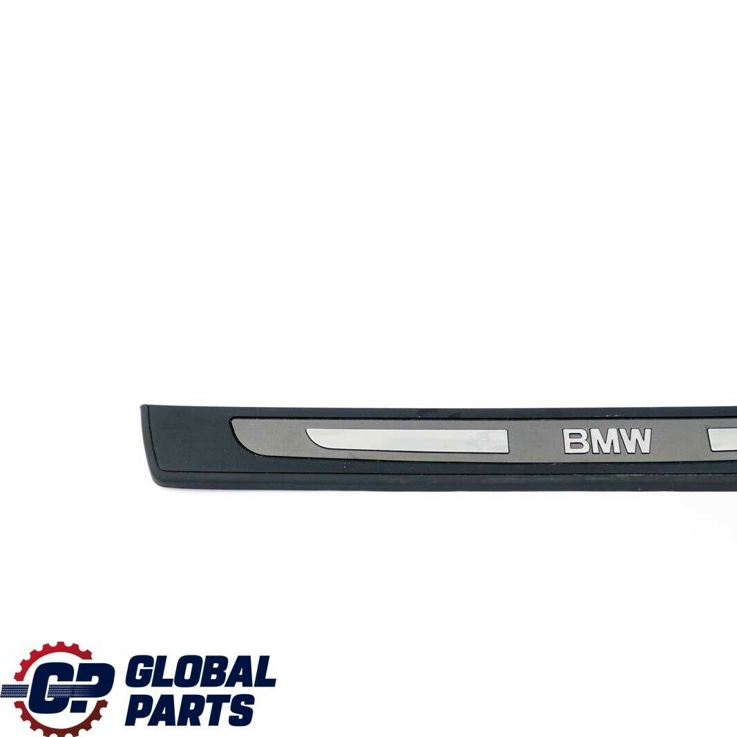 BMW 7 Series E65 E66 Rear Left N/S Entrance Cover Trim Dark Silver 7007397