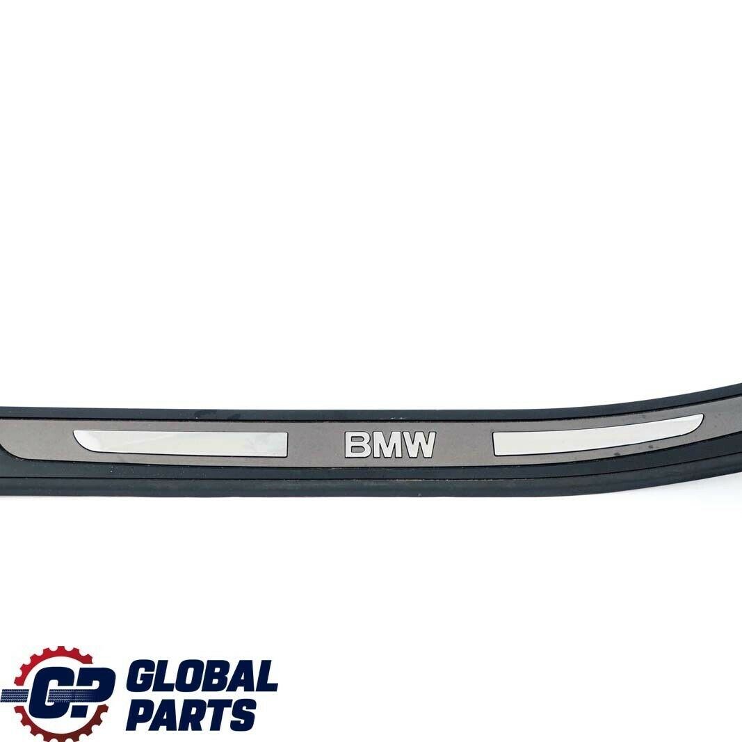 BMW 7 Series E65 E66 Rear Left N/S Entrance Cover Trim Dark Silver 7007397