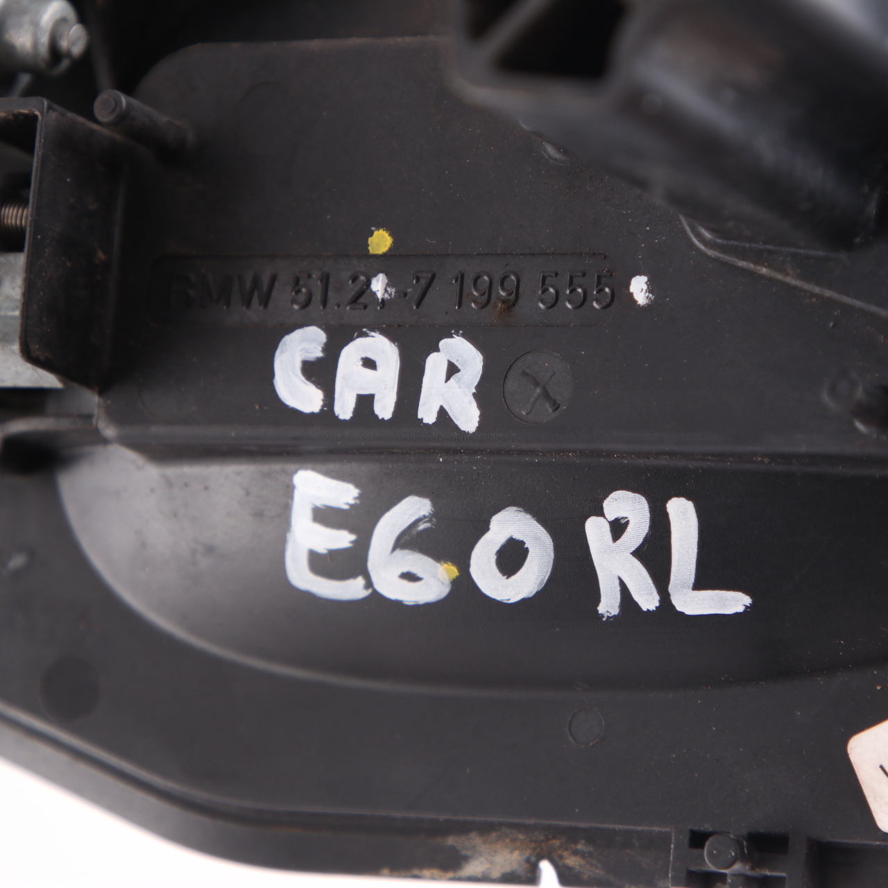 BMW E60 E61 Barre D'Appui Arriere Gauche Noir De Carbone Metallique 416