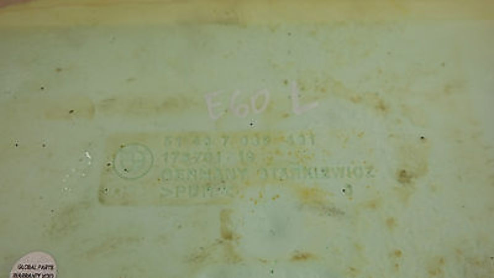 BMW 5 SERIES E60 E61 LCI M5 Foam insert floor covering equipment bottom left N/S