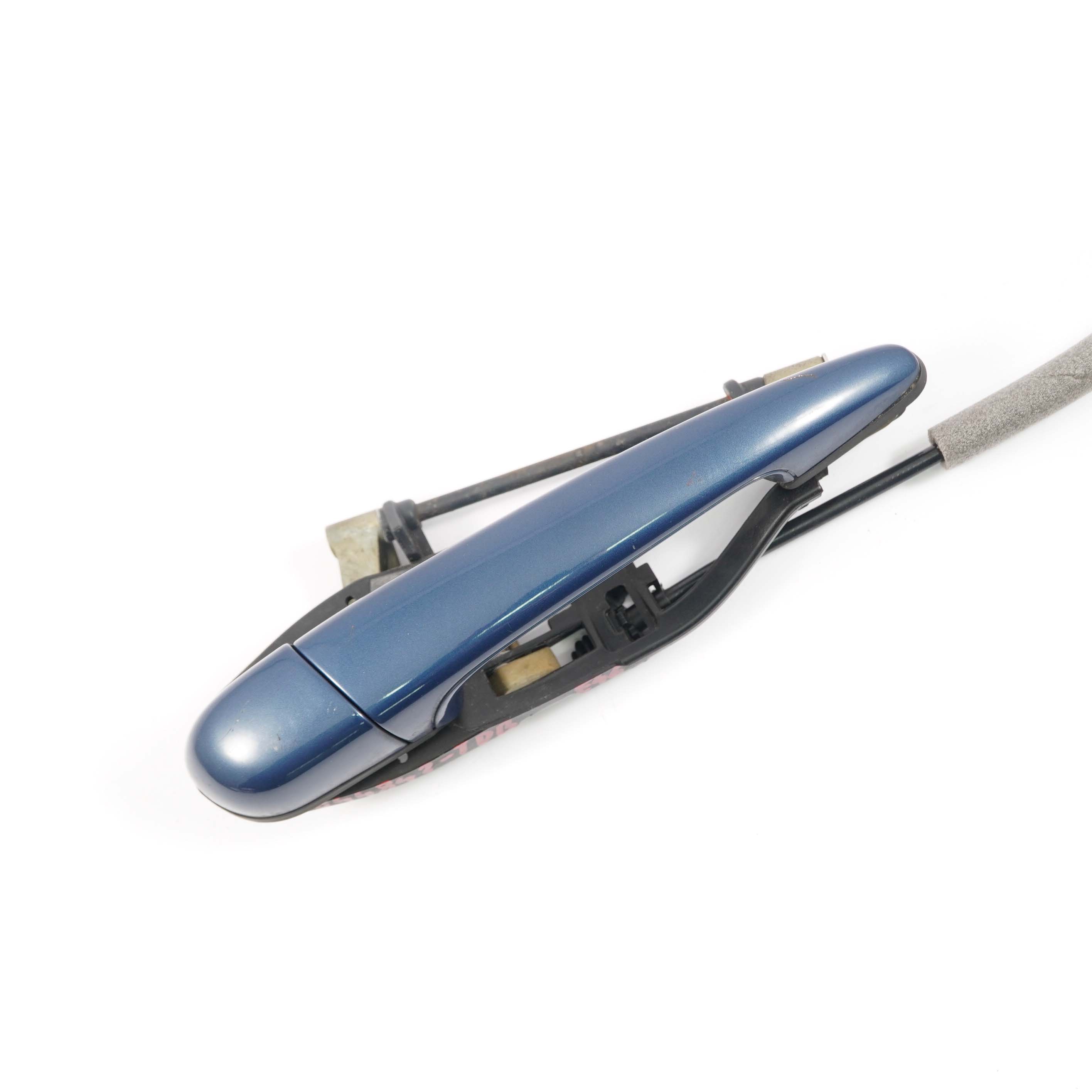 BMW E46 Poignee de porte exterieure arriere droite Toledoblau Toledo Blue 482