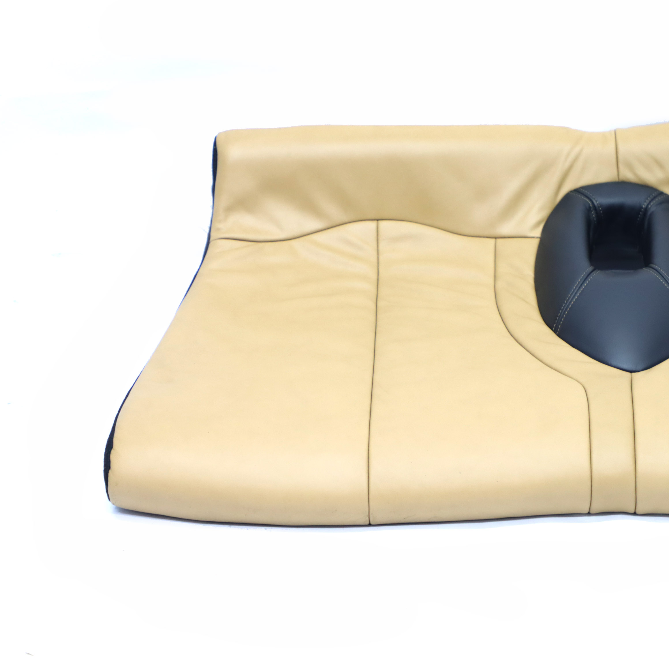 Mini Cooper R50 Rear Seat Back Cover Bench Sofa Base Leather Cordoba Beige