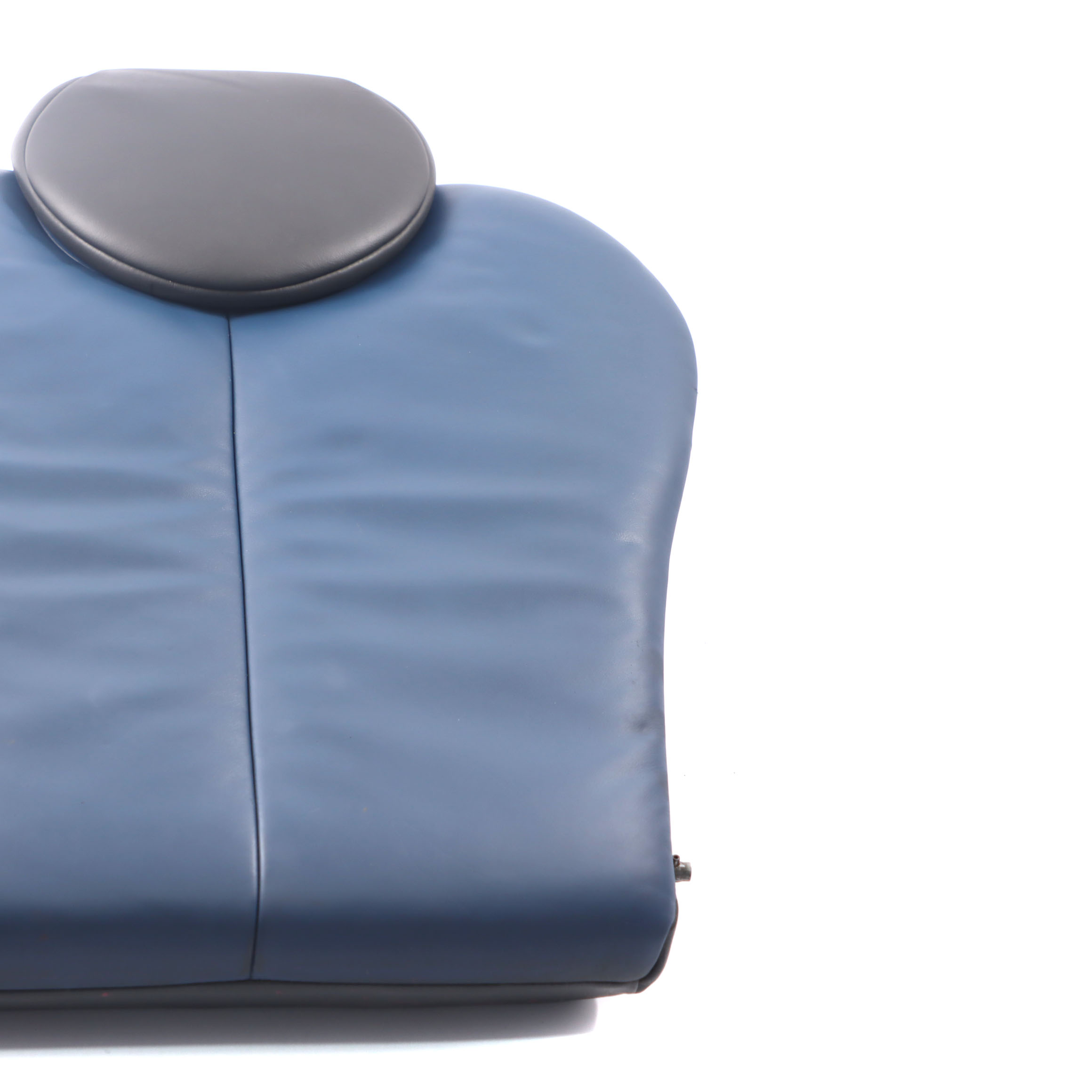 Mini R53 Cooper S Rear Seat Left N/S Backrest Leather Gravity Lapis Blue