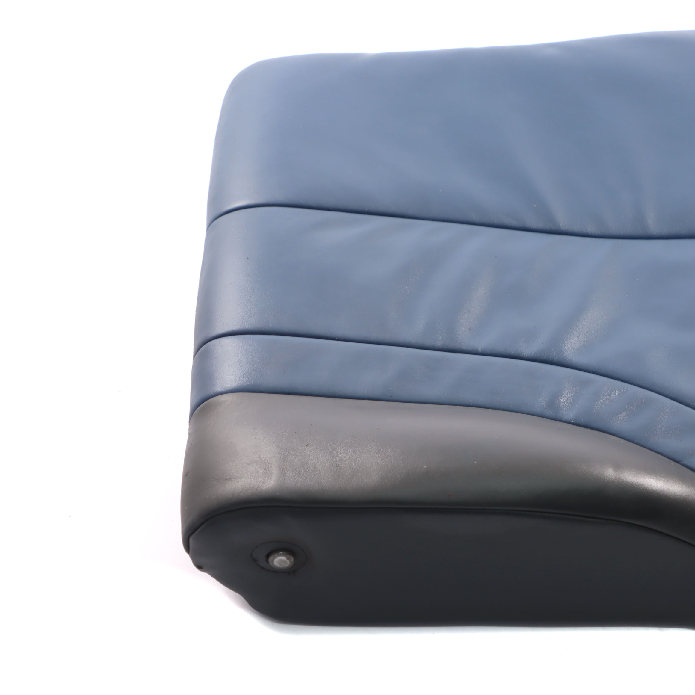 Mini R53 Cooper S Rear Seat Right O/S Backrest Leather Gravity Lapis Blue