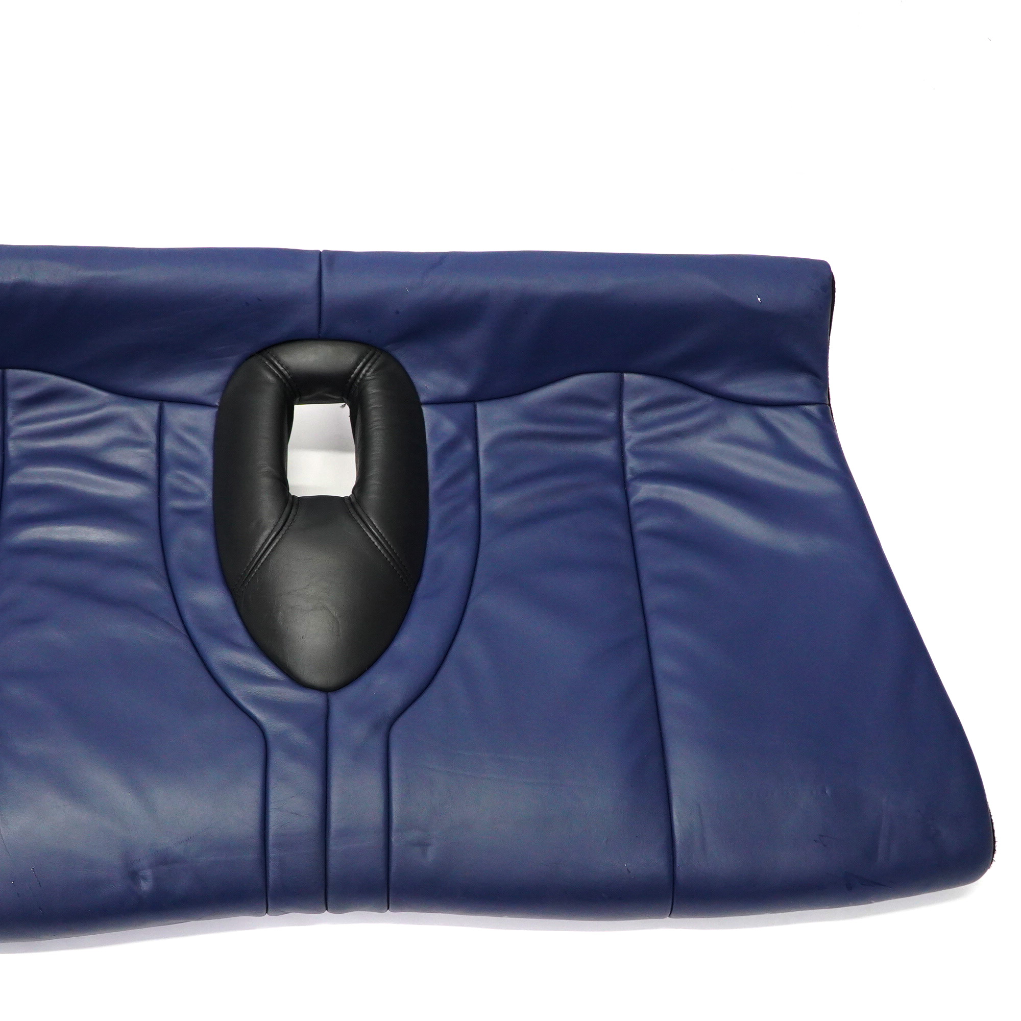 Mini Cooper S R53 Rear Seat Back Bench Couch Base Leather Lapis Blue