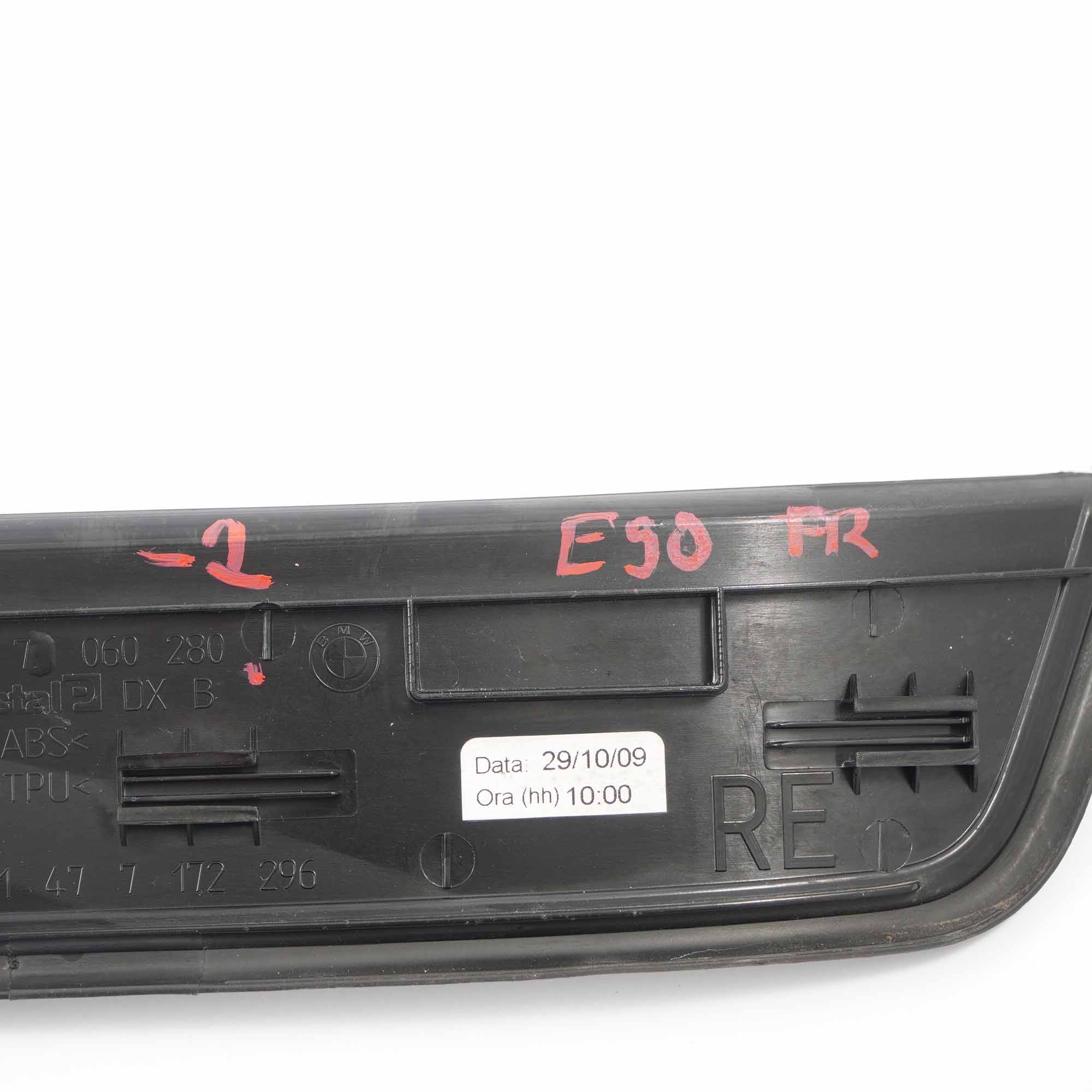 Seuil de Porte BMW E90 E91 Cache Entrée Avant Droit Noir 7060280