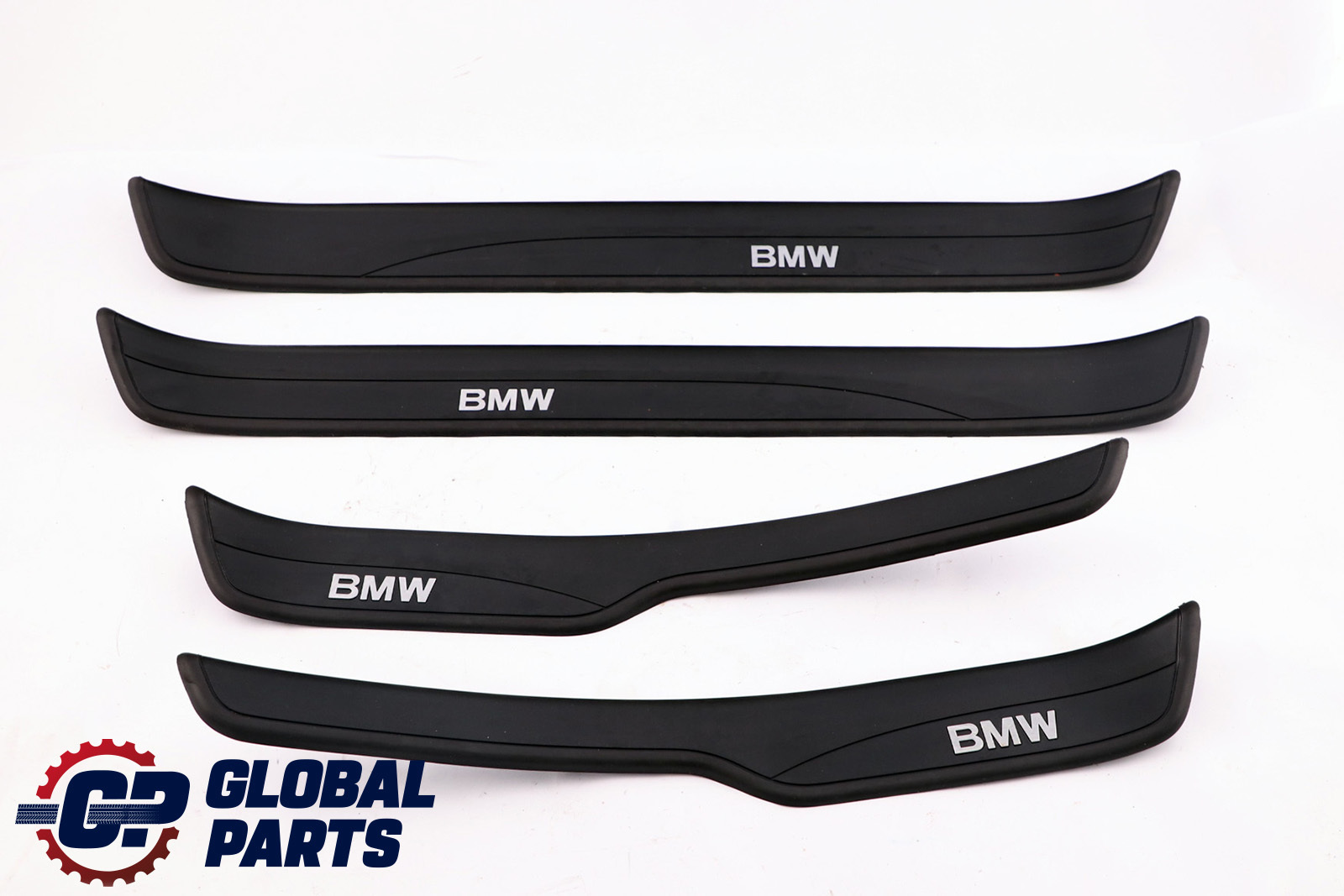 BMW 3 Series E90 E91 LCI Set Entrance Door Cover Trim Sill Strip Black