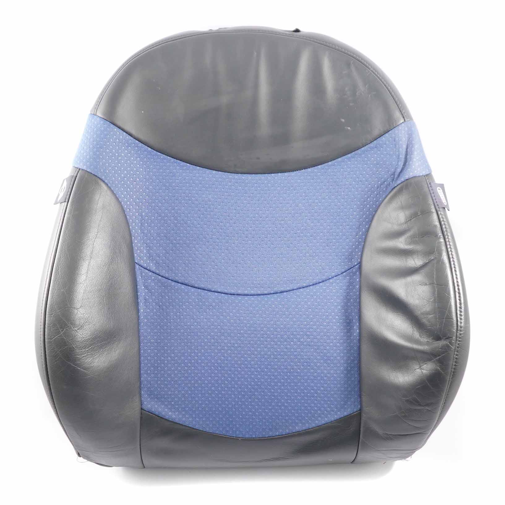 Mini R50 R53 Front Left Sport Seat N/S Backrest Cover Cloth Leather Lapis Blue