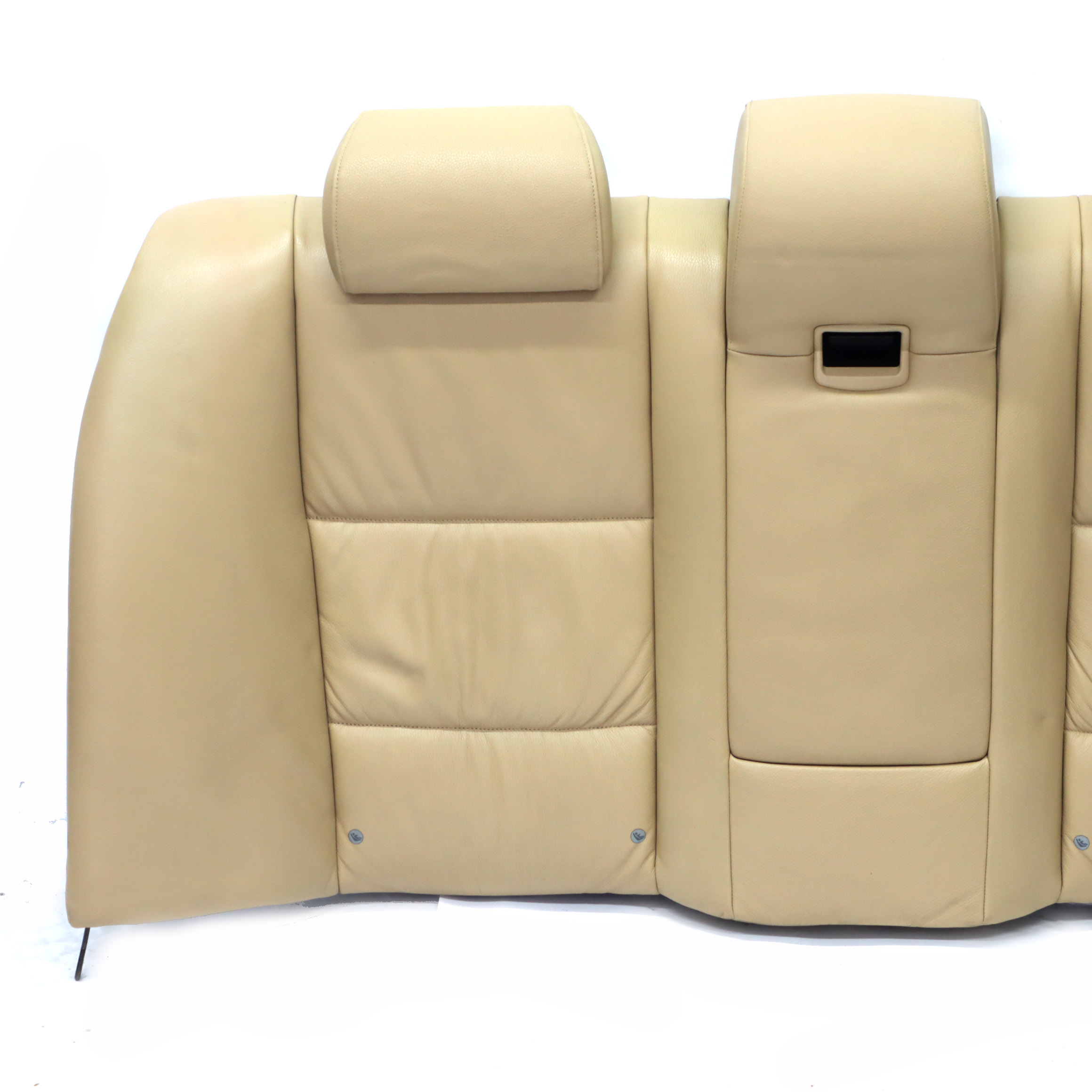 BMW E60 Interior Rear Seat Backrest Couch Cover Beige Leather Dakota