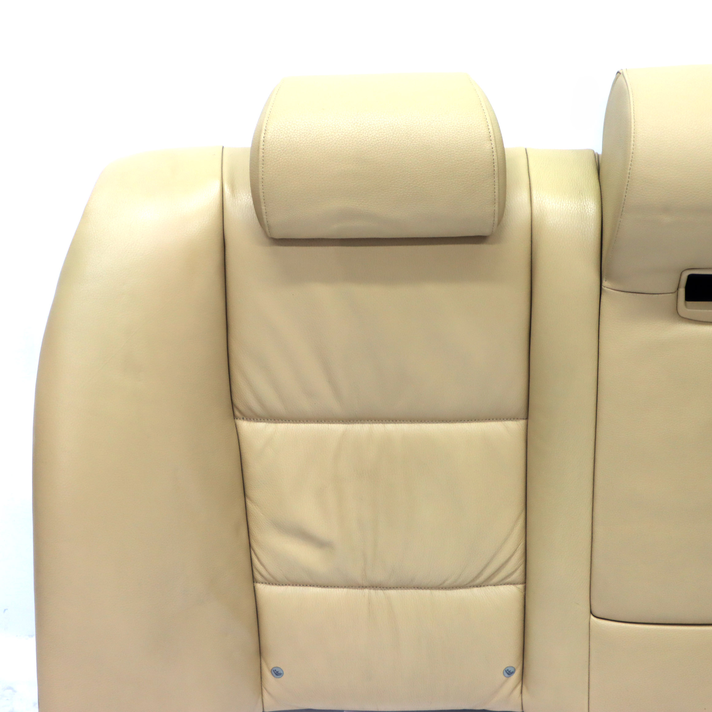 BMW E60 Interior Rear Seat Backrest Couch Cover Beige Leather Dakota