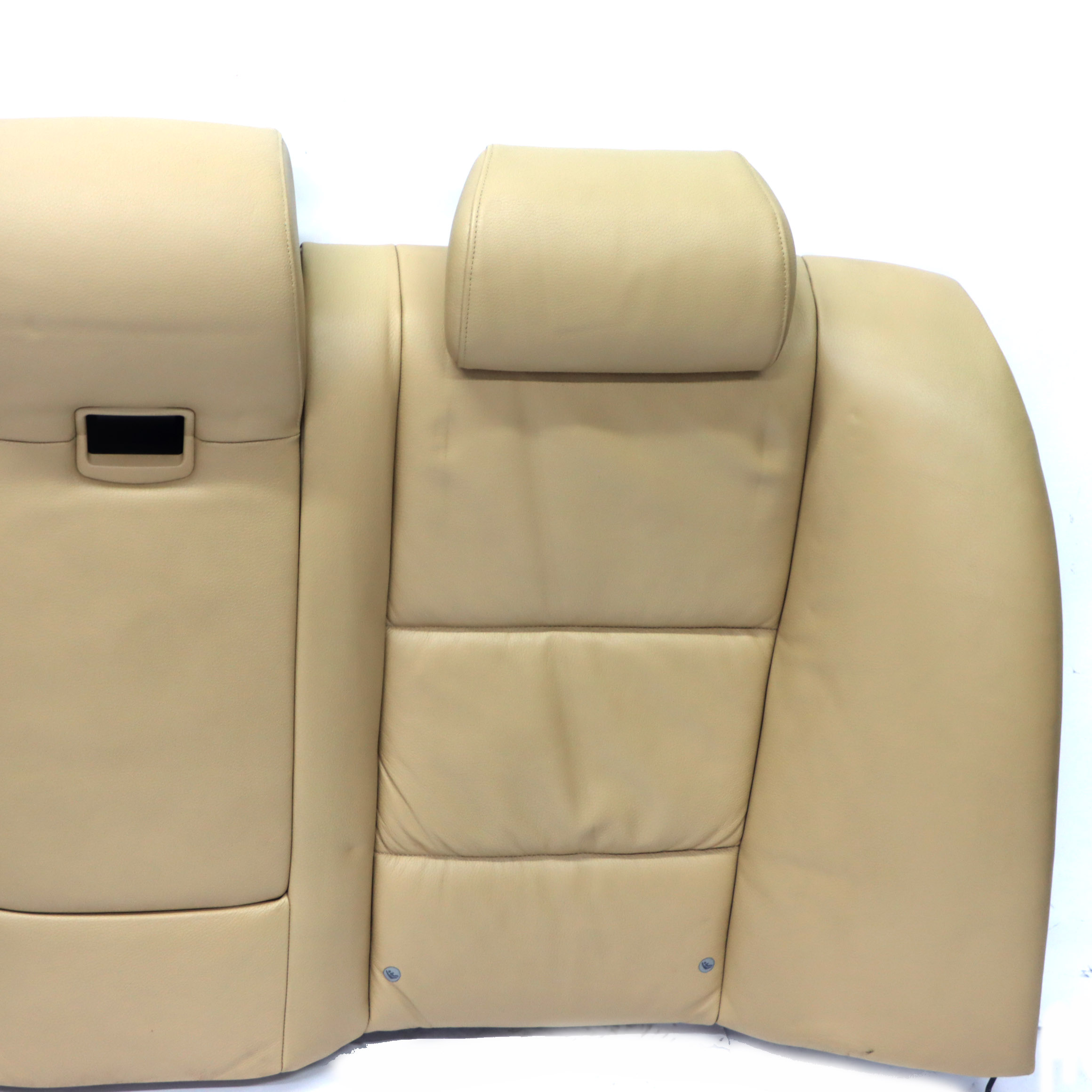 BMW E60 Interior Rear Seat Backrest Couch Cover Beige Leather Dakota