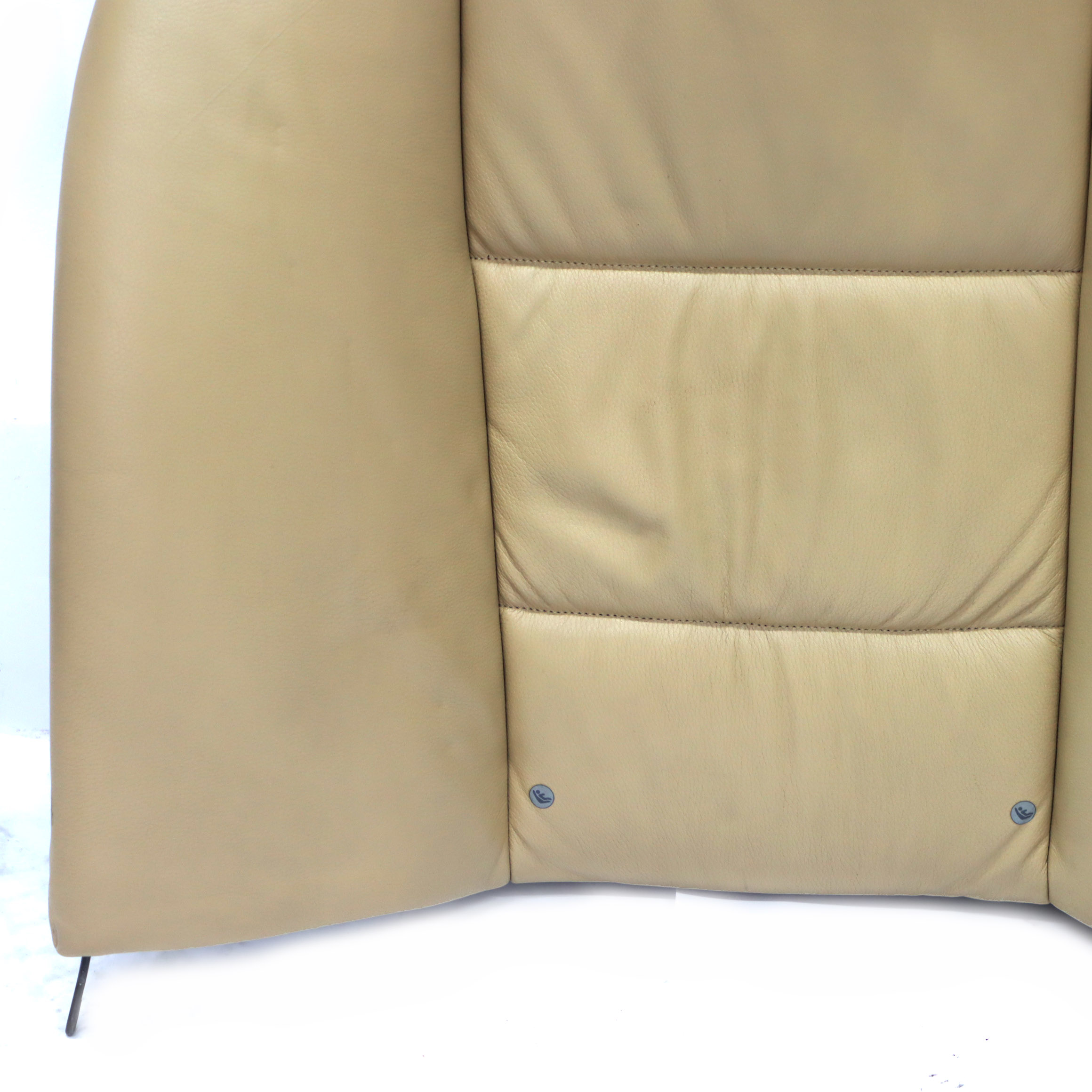 BMW E60 Interior Rear Seat Backrest Couch Cover Beige Leather Dakota